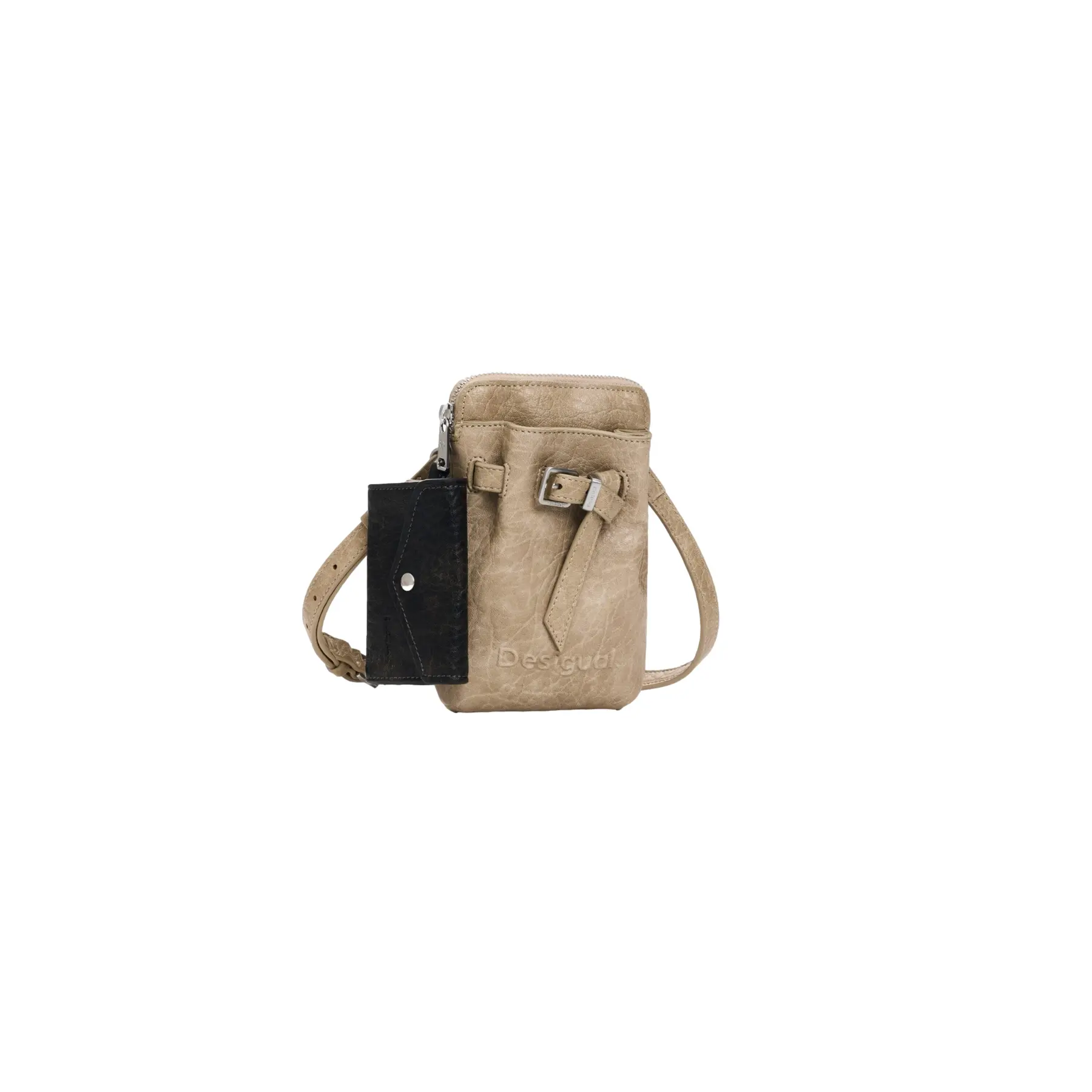 Desigual Donna Beige Borsa A Tracolla Da