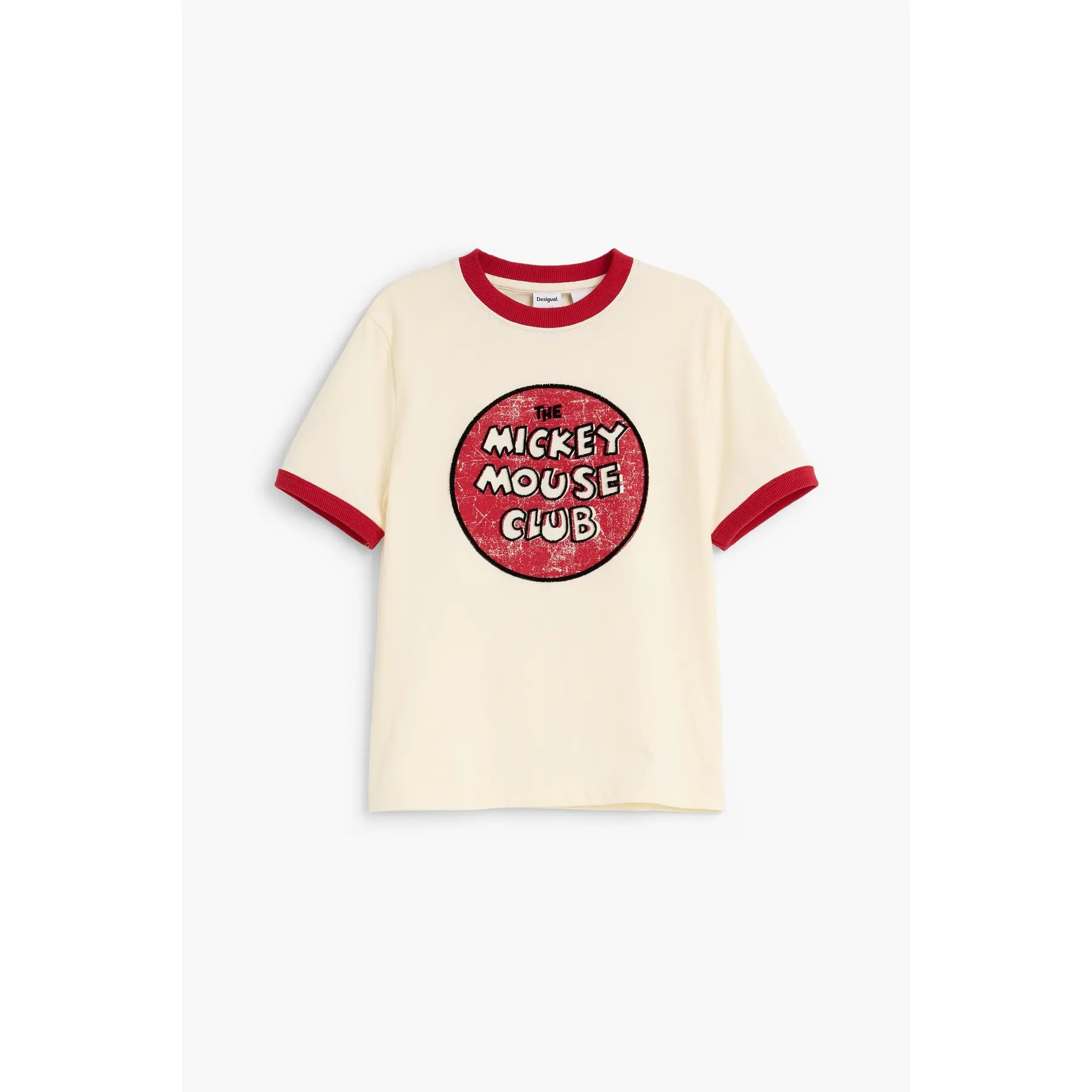 Desigual Blanc T-Shirt The Mickey Mouse Club