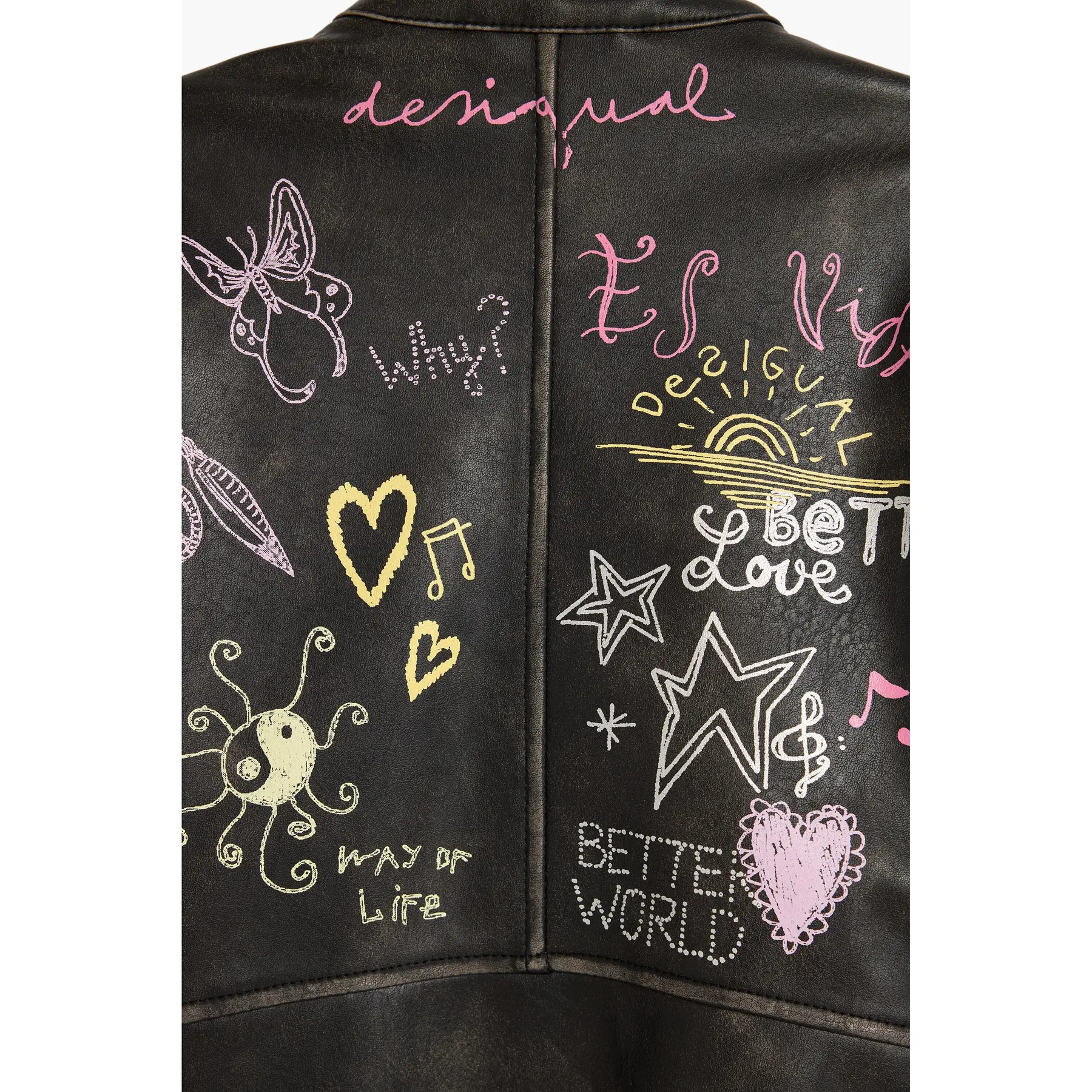 Desigual Girls Noir 'S Jacket Maiona