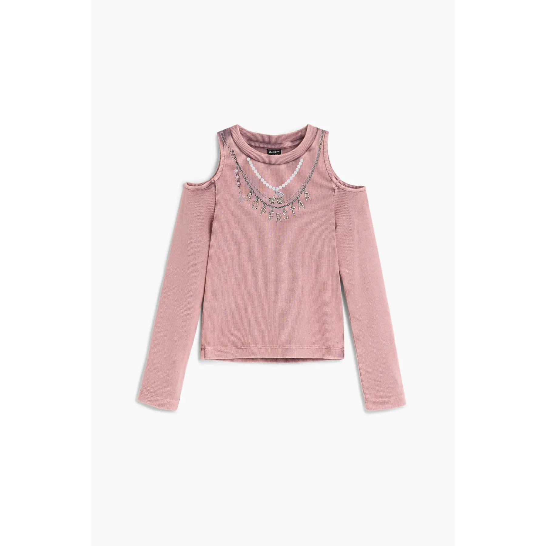 Desigual Girls Rose 'S Long Sleeve T-Shirt Star