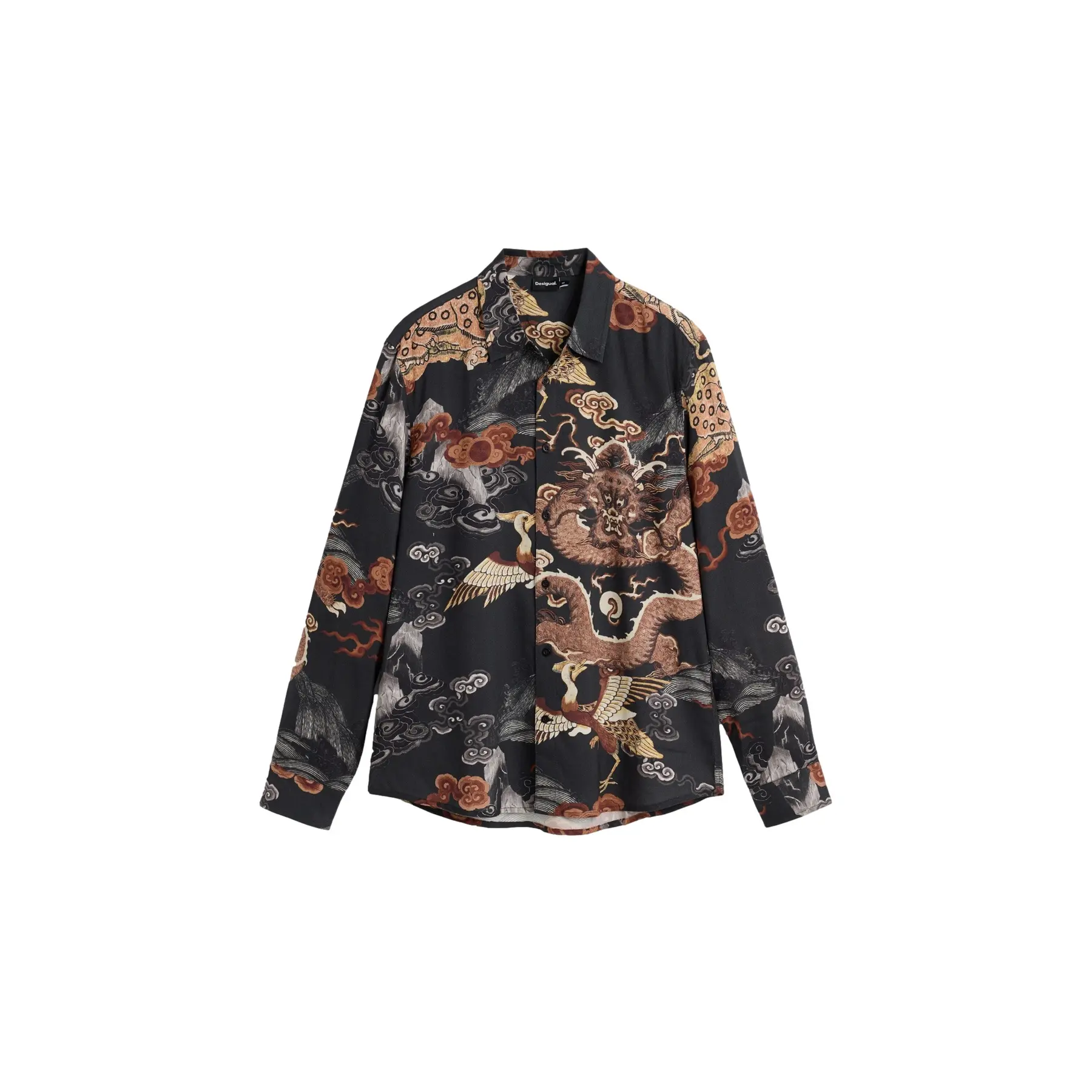 Shirt met lange mouwen Desigual Dragon