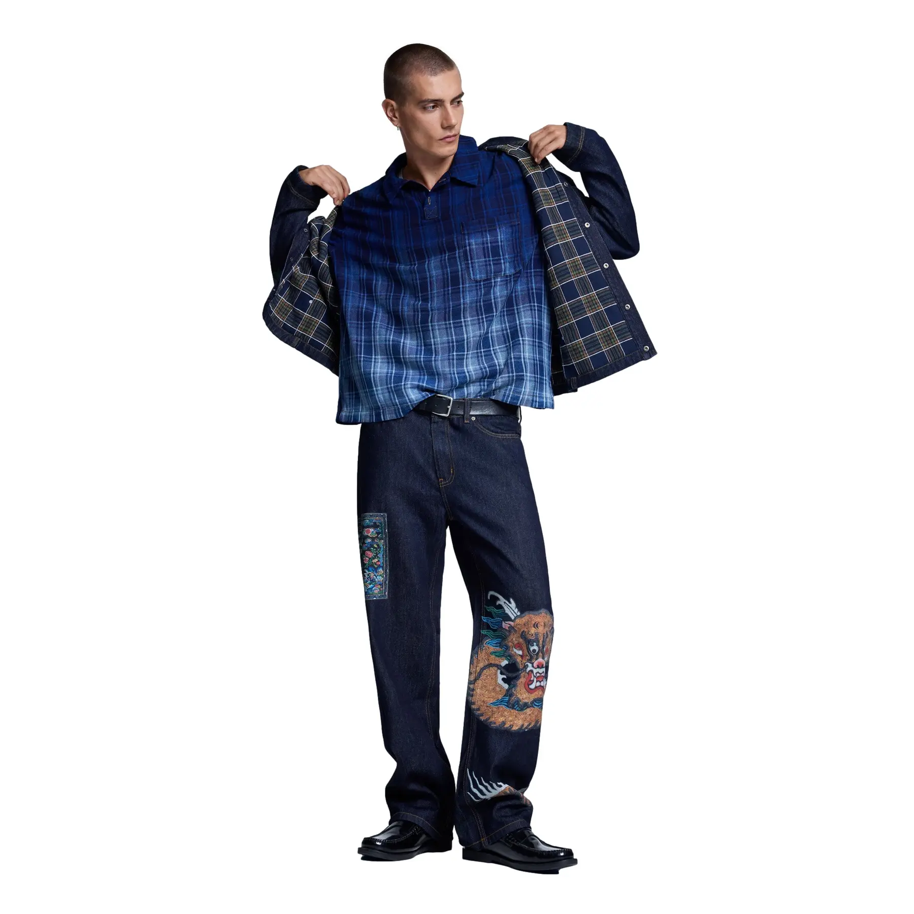 Straight Jeans Desigual Japan Raw