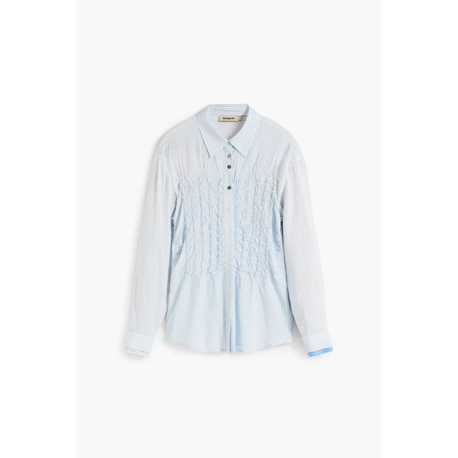 Desigual Damen Bleu Hemd Danubio