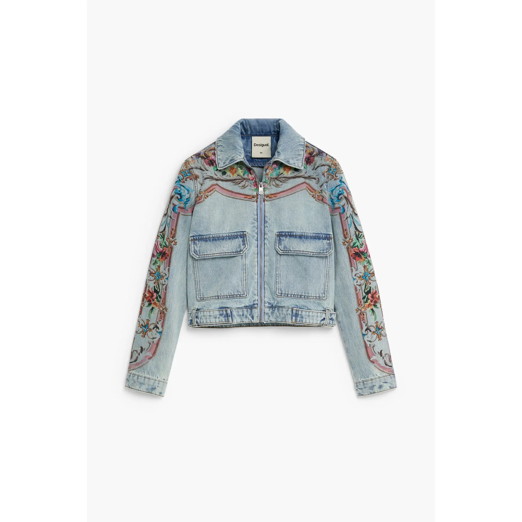 Desigual Donna Bleu Giacca Di Jeans Da Versalles