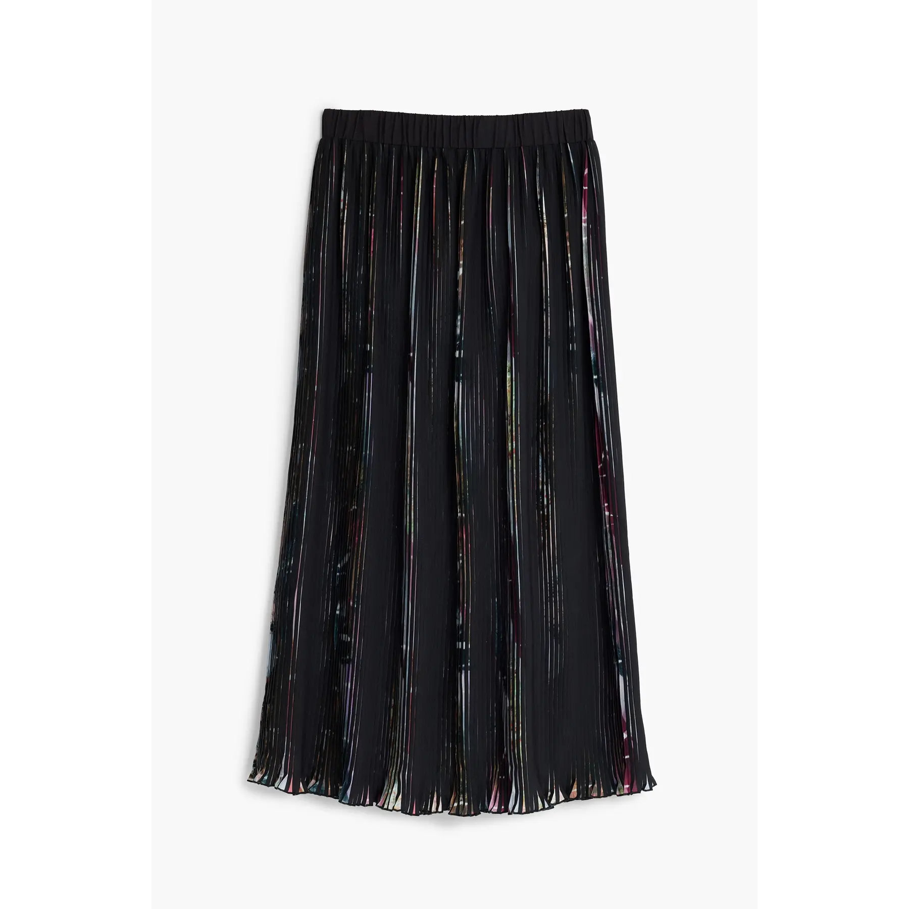 Desigual Women's Noir Skirt Plis