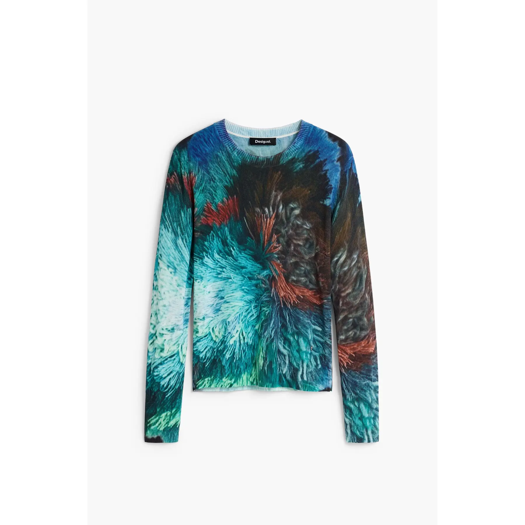 Desigual Women's Turquoise Woman Sweater