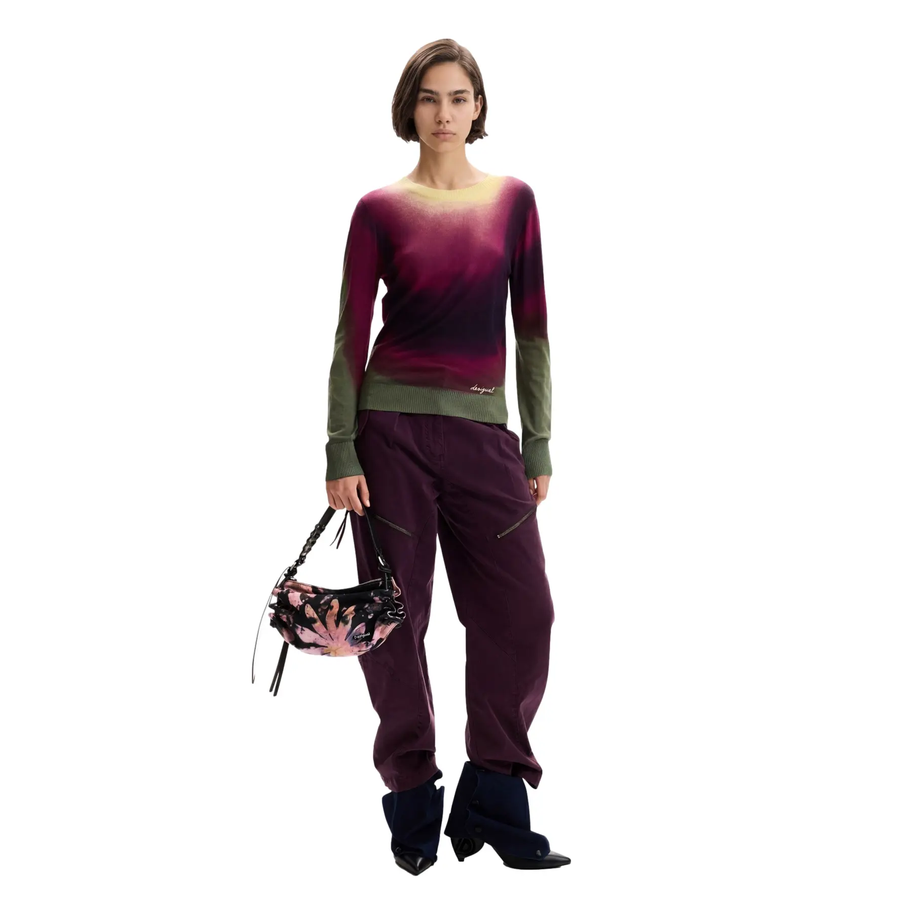 Desigual Women's Rouge Woman Sweater