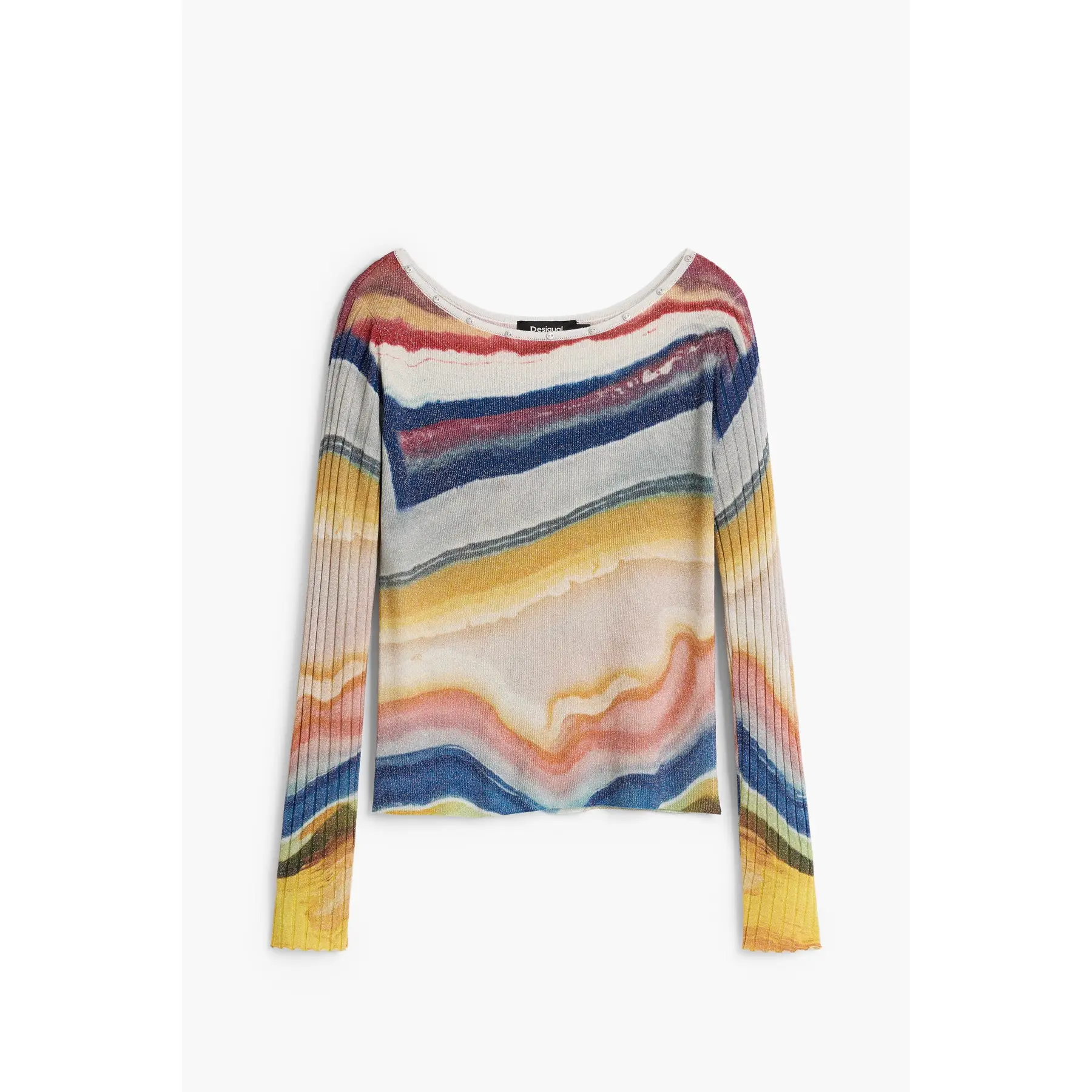 Desigual Women's Bleu Woman Sweater