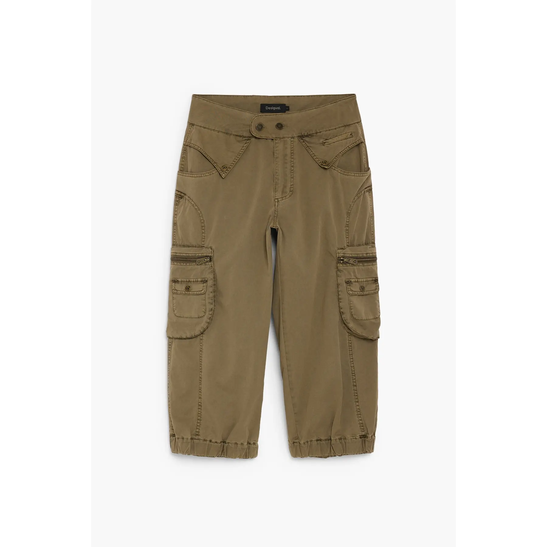 Desigual Damen Beige Hosen Fishman