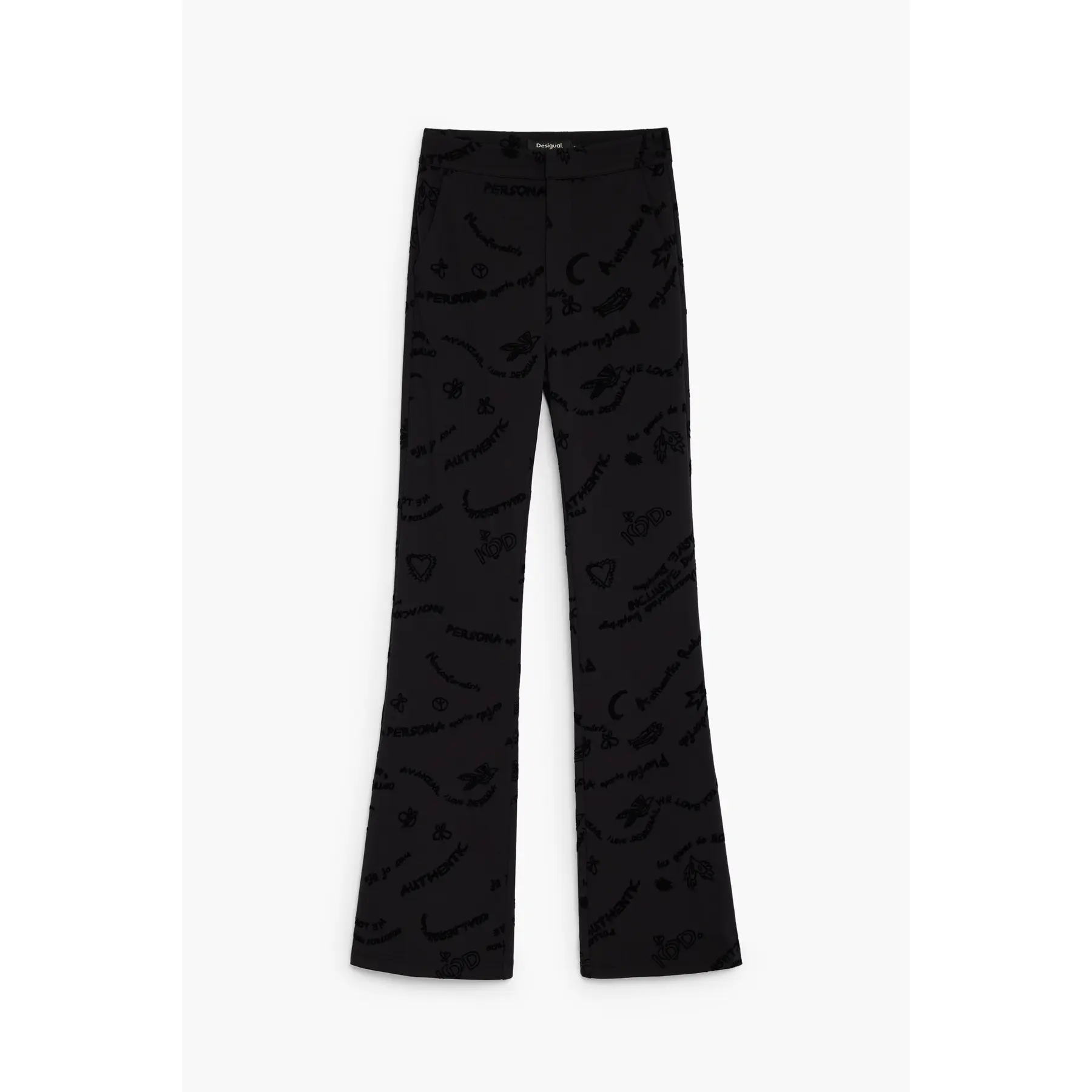Desigual Donna Noir Pantaloni Da Michelle