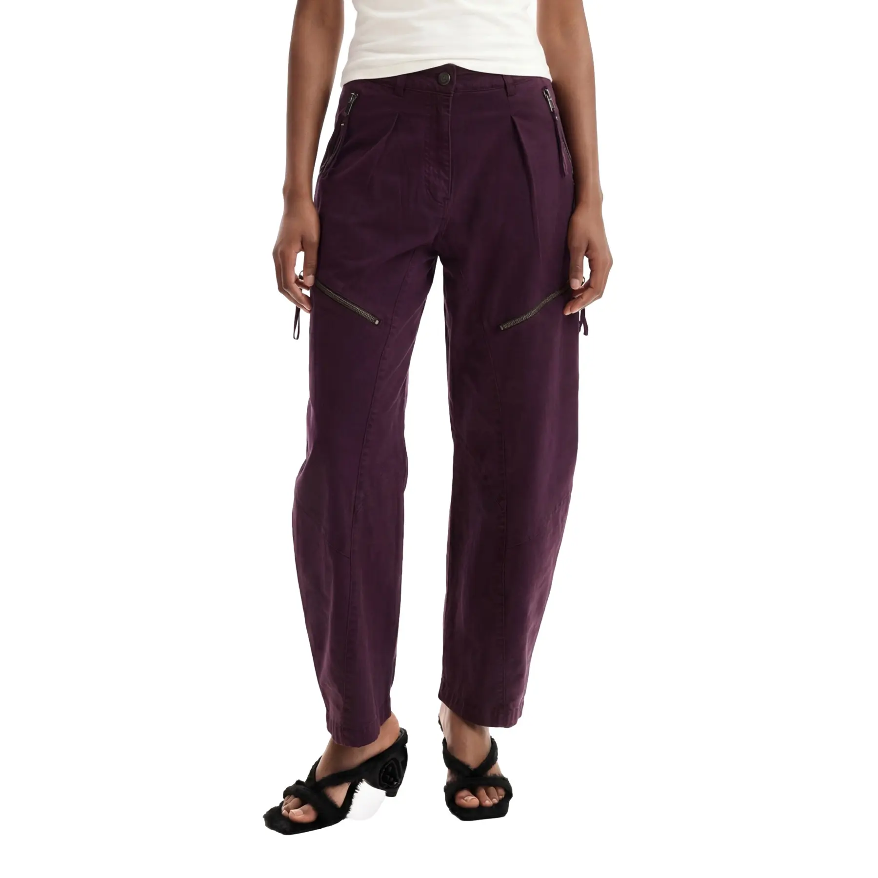 Desigual Donna Violet Pantaloni Da