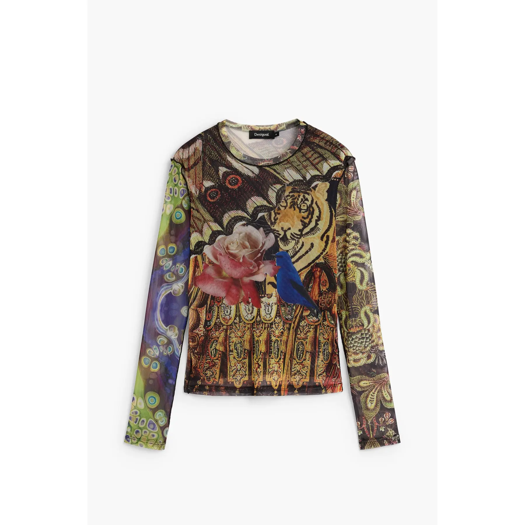 Desigual Damen Multicolore T-Shirt Lacroix