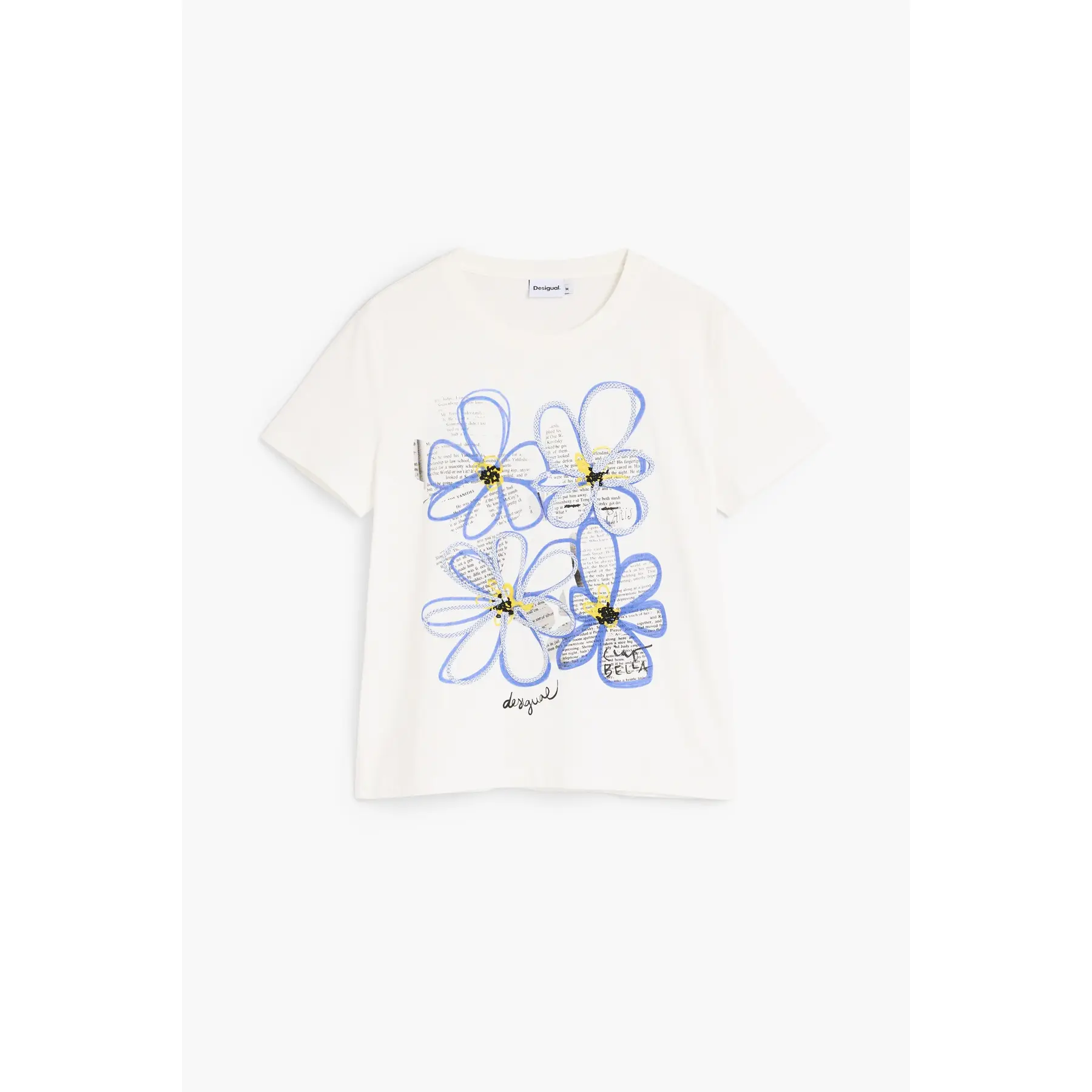 Desigual Donna Blanc T-Shirt Da