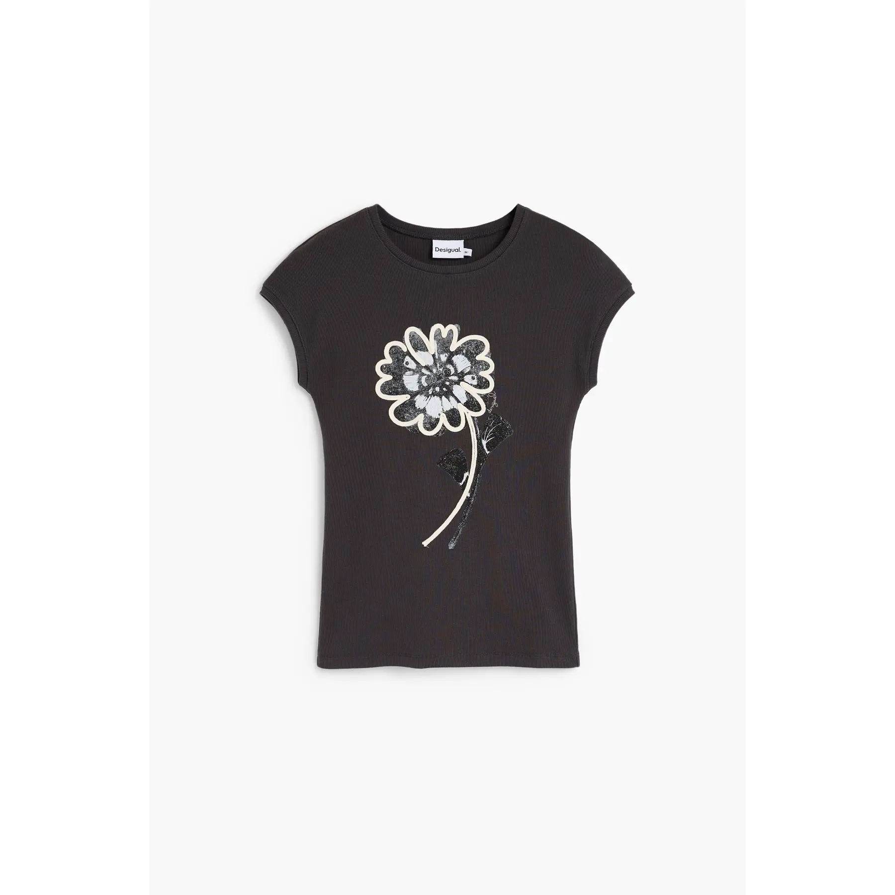 Desigual Damen Noir T-Shirt Shyla
