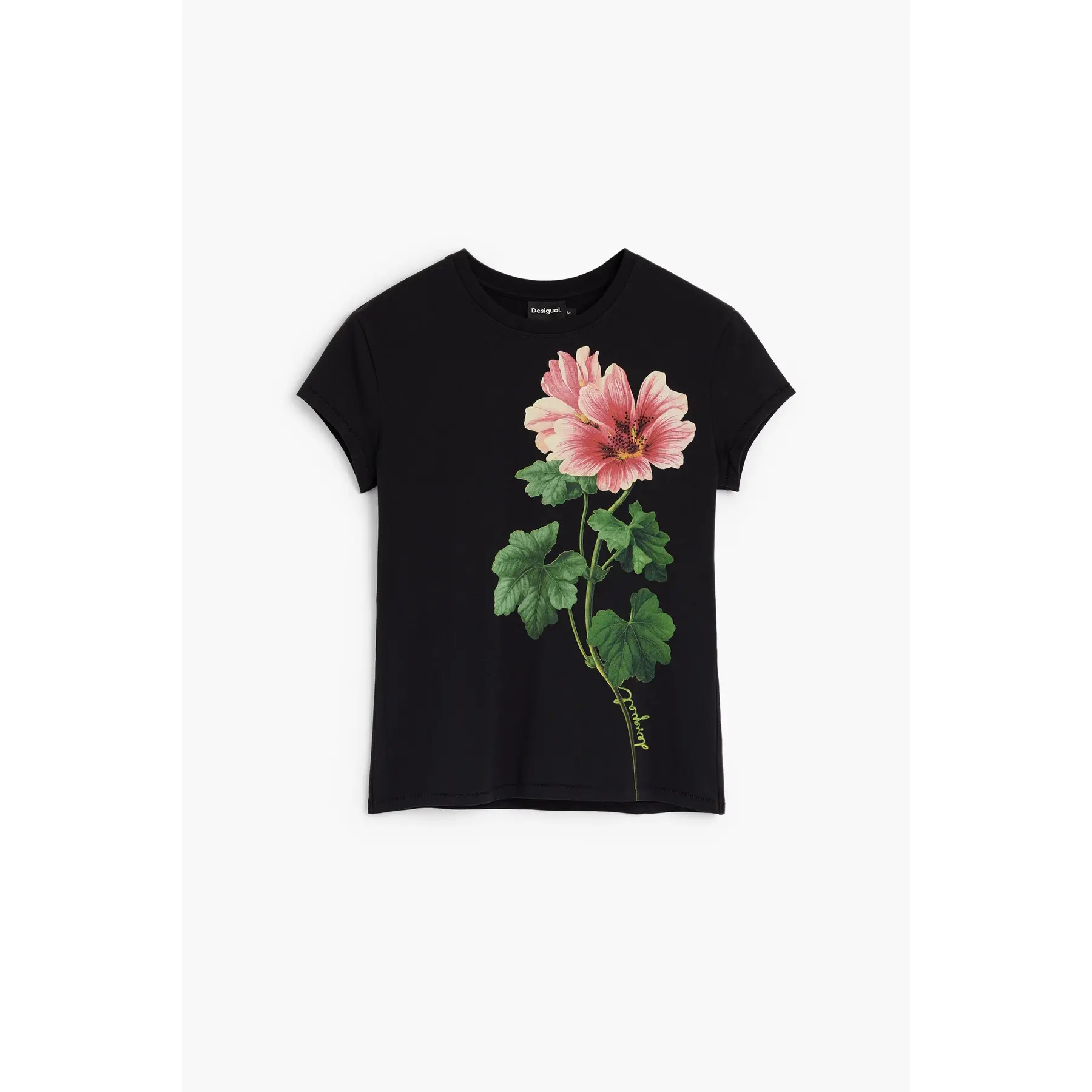 Desigual Noir T-Shirt Sapporo