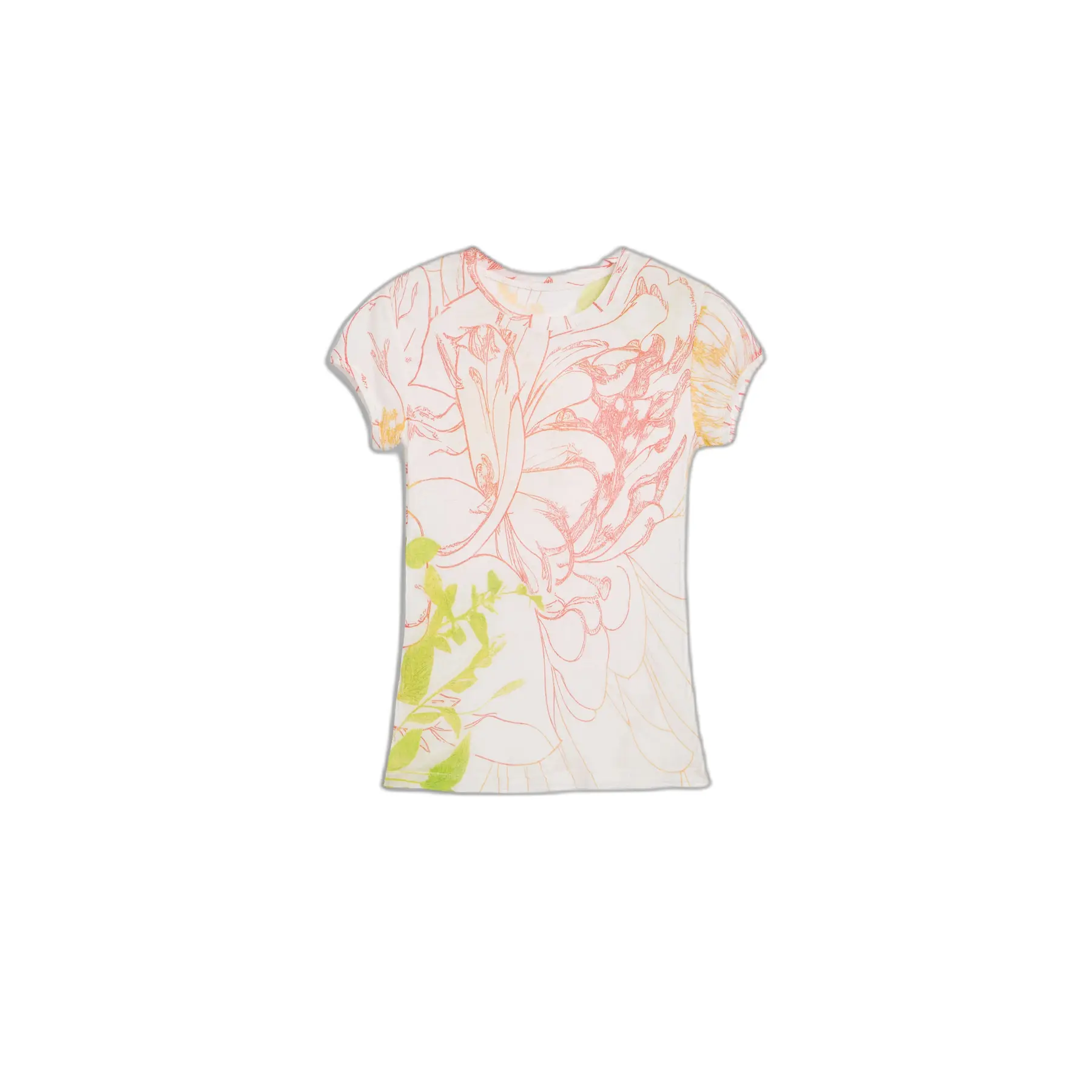 Desigual Women's Blanc T-Shirt Scent