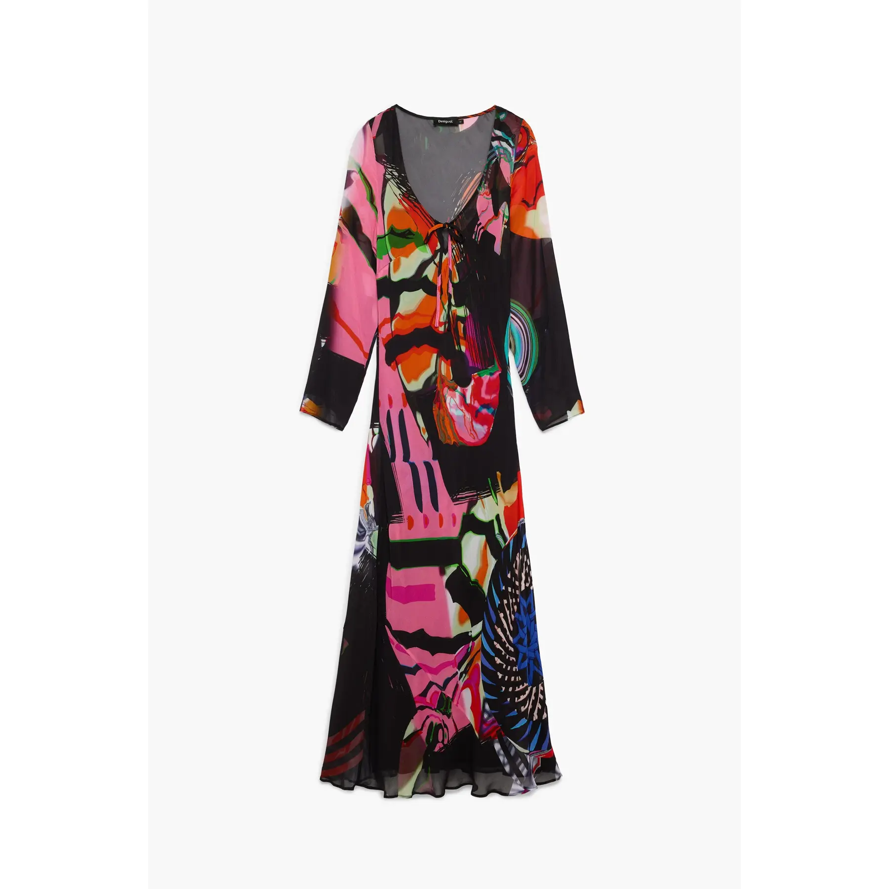 Desigual Donna Noir Vestito Da Lacroix