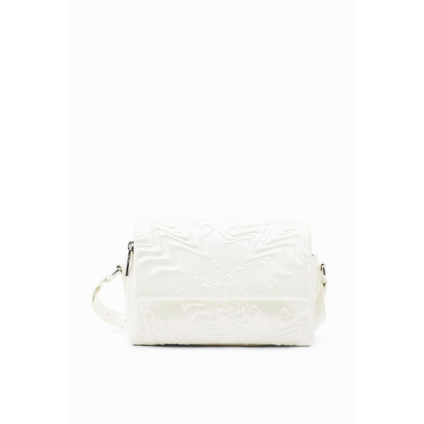 8445110386354 - Kleine schillernde Umhängetasche Logos Frau Desigual