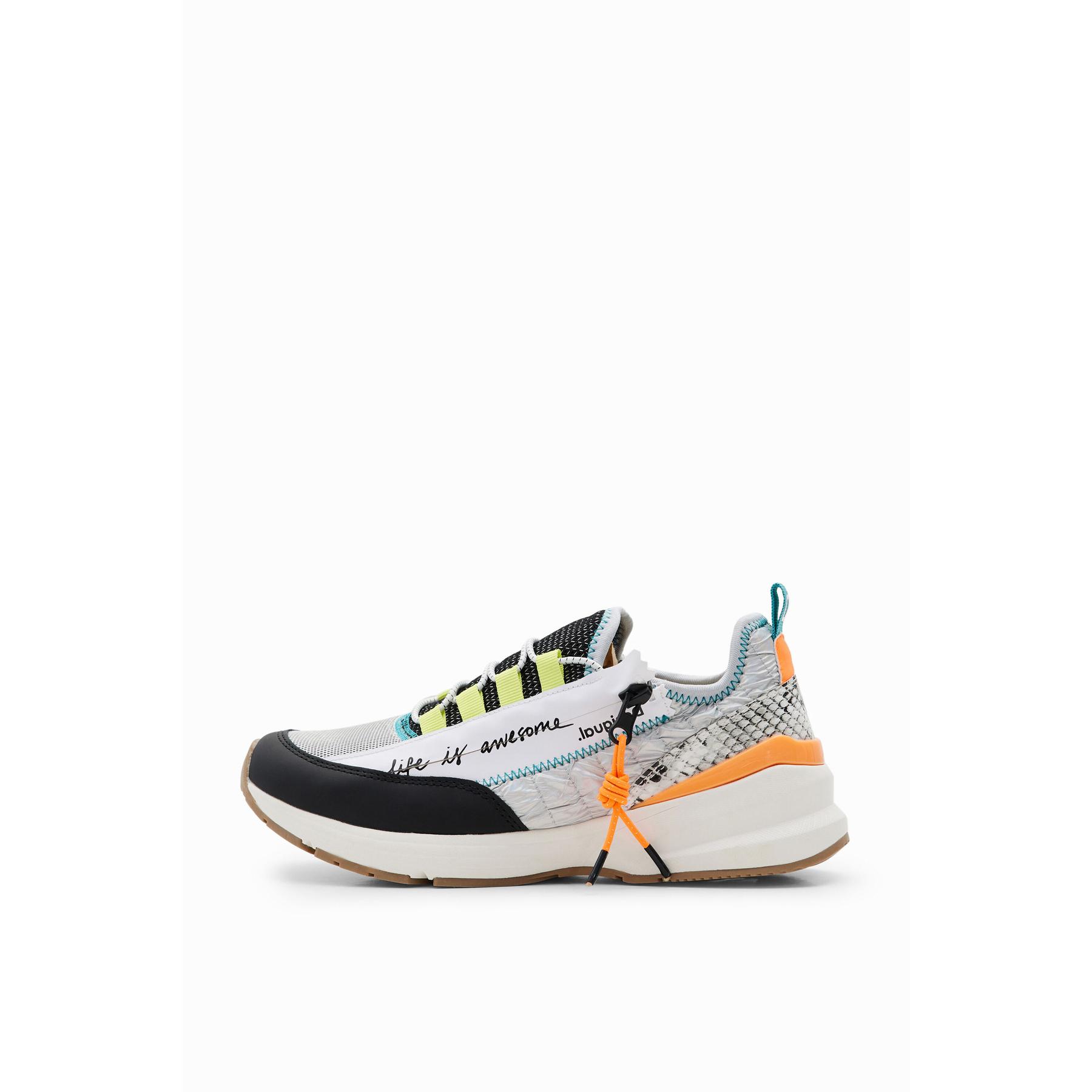 8445110389010 - Sneakers mit Reißverschluss für Frauen Patchwork