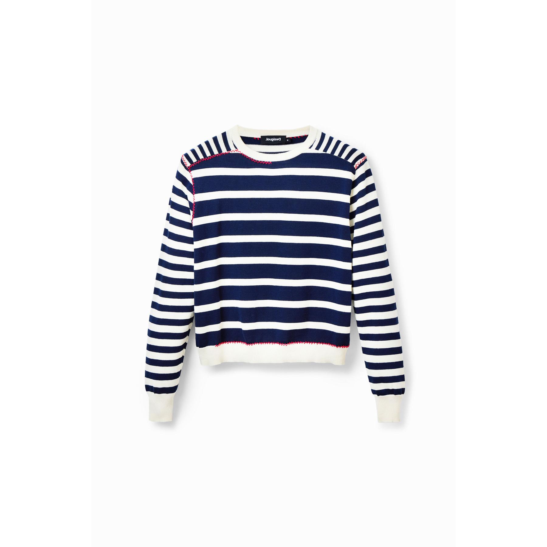 8445110398081 - Pullover Marinestreifen Frau Desigual 8445110398081 - Pullover Marinestreifen Frau Desigual