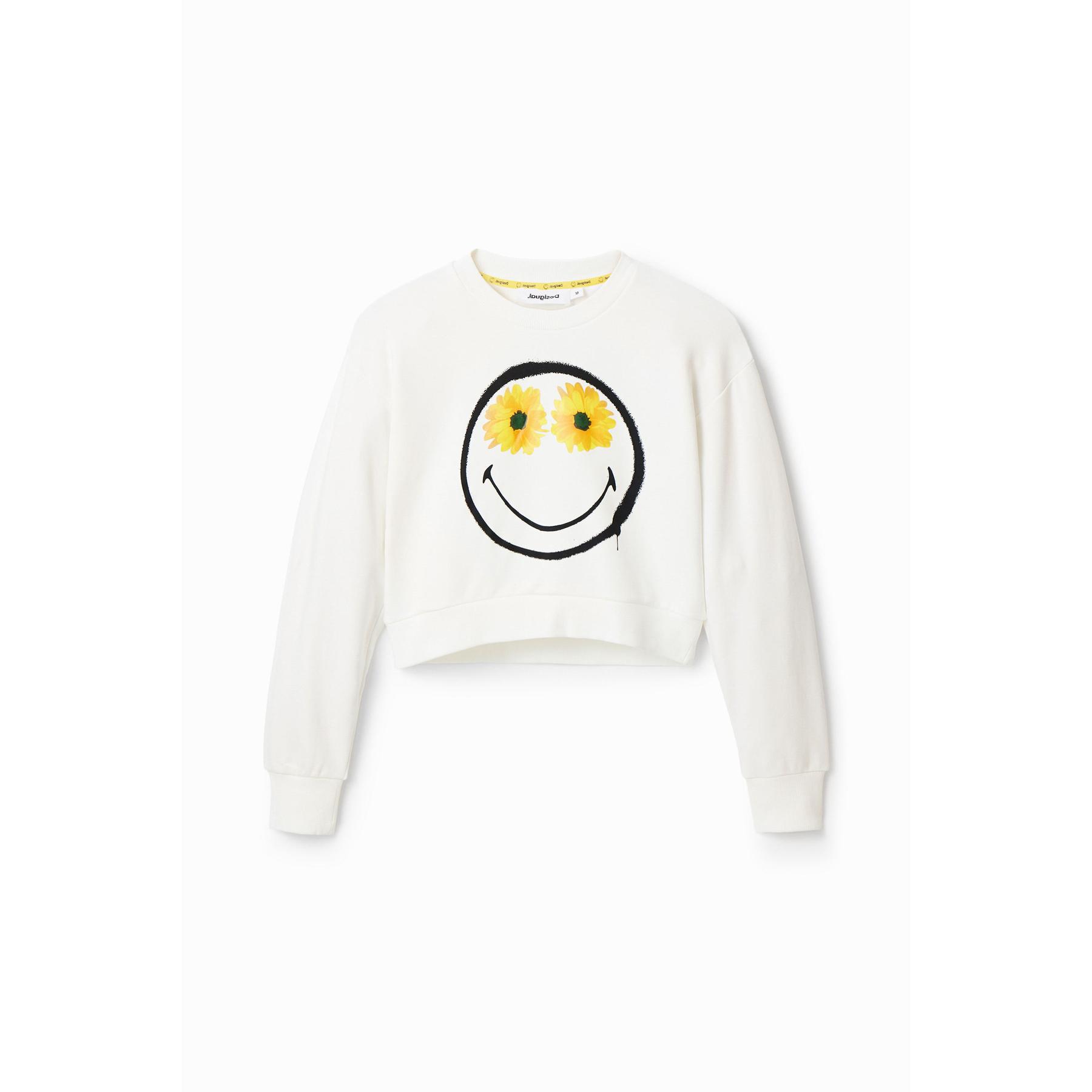 8445110399057 - Sweatshirt court Frau Smiley®