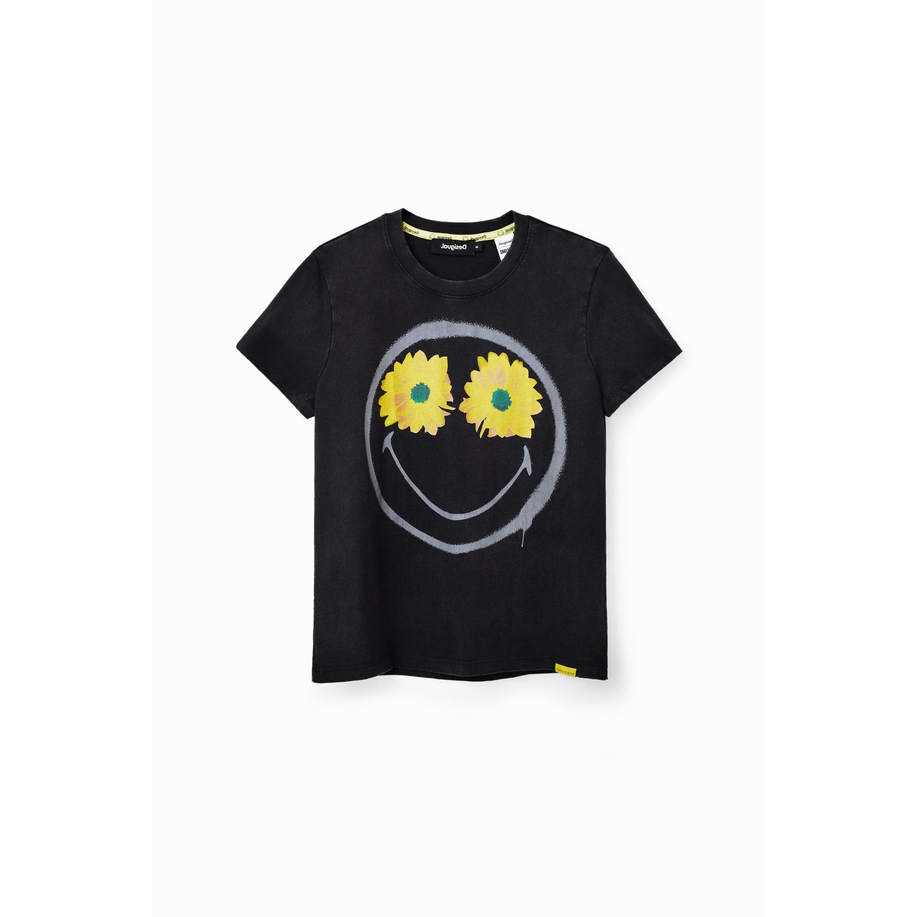 8445110410776 - T-Shirt Frau Smiley