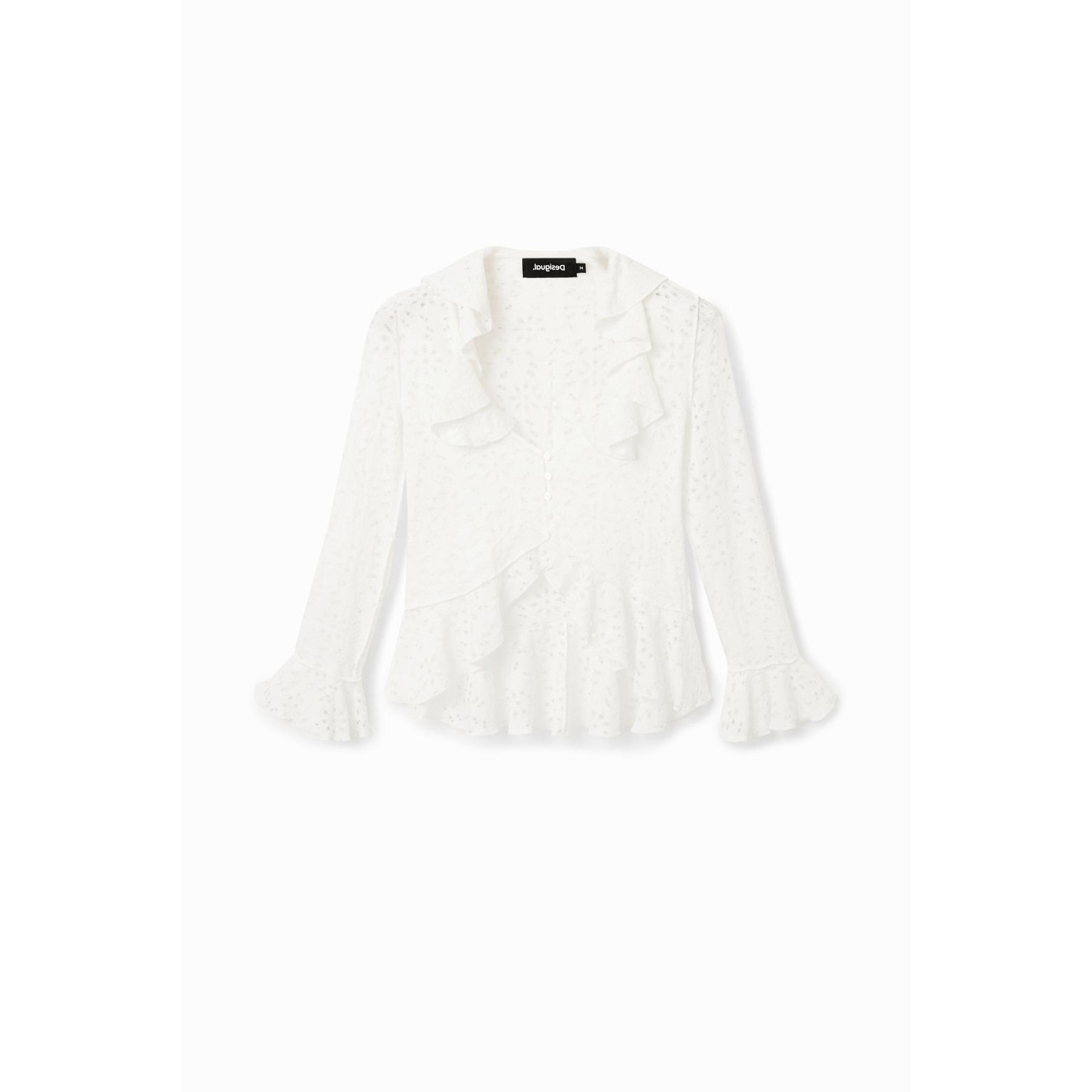 8445110396322 - Bluse langarm mit Rüschen Damen Desigual