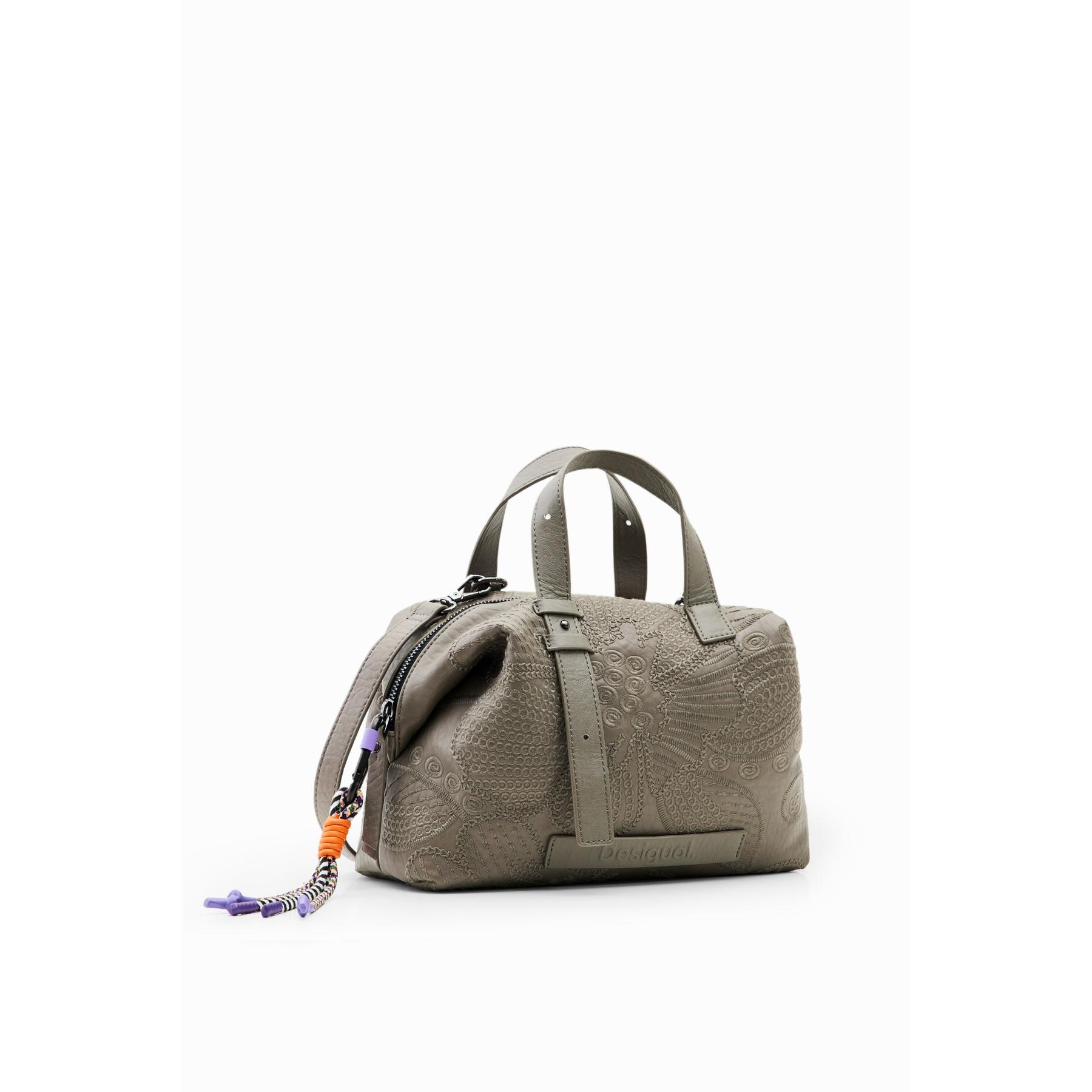 8445110451861 - Mittelgroße Umhängetasche mit Blumenstickerei Frau Desigual