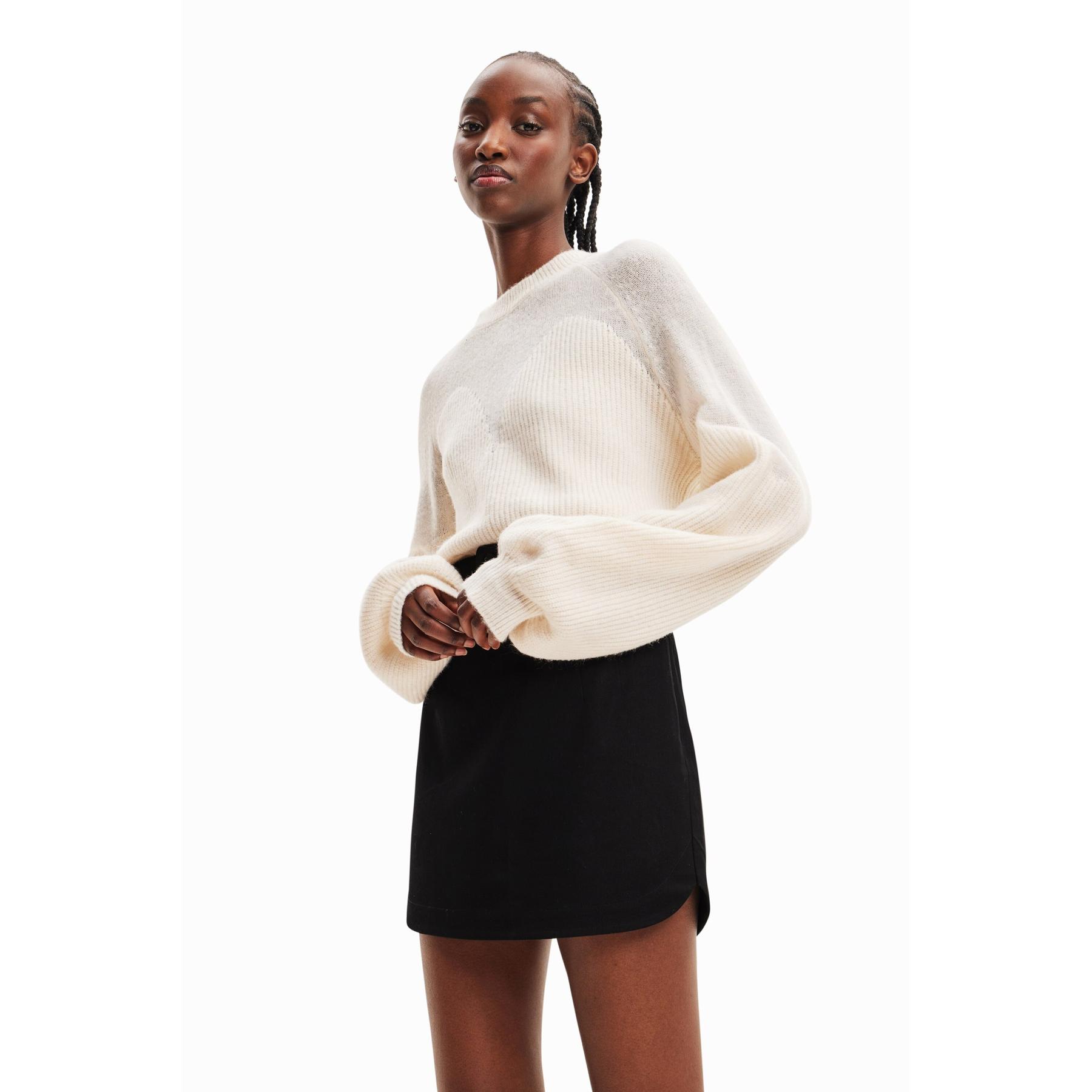 8445110471234 - Pullover uni transparent Frau Desigual 8445110471234 - Pullover uni transparent Frau Desigual