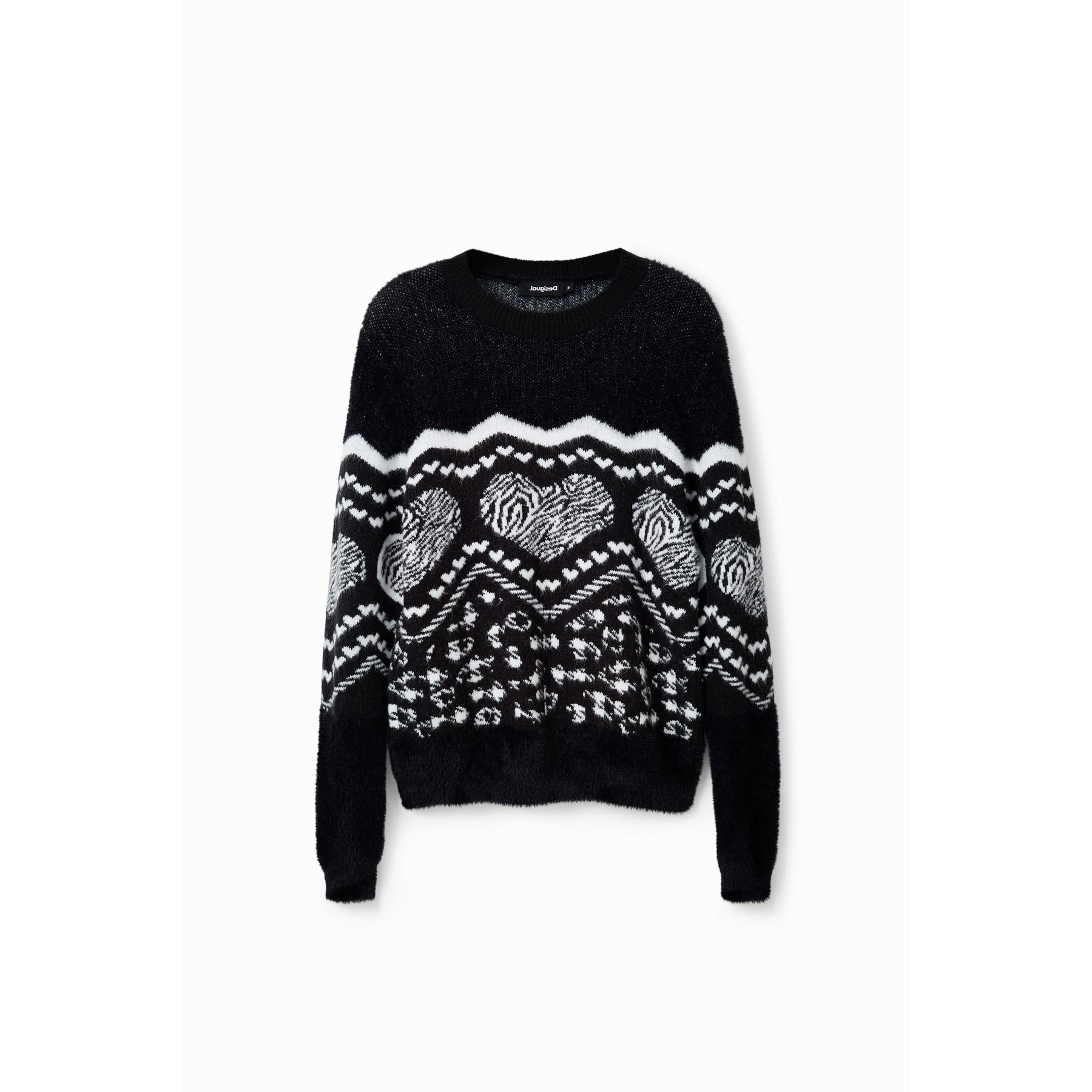 8445110468524 - Pullover Herzfriese Damen Desigual