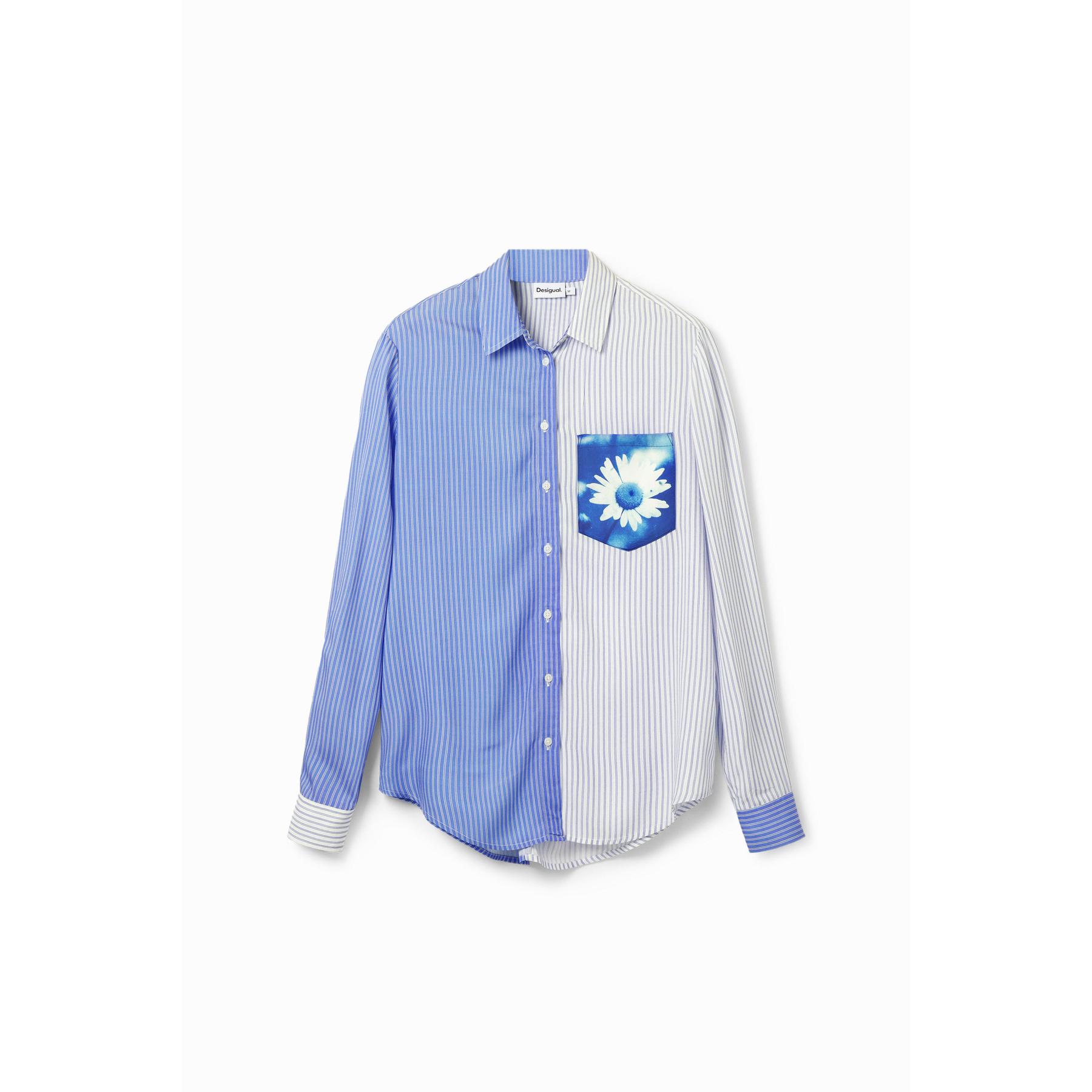 8445110512463 - Überhemd Damen Flower Pocket