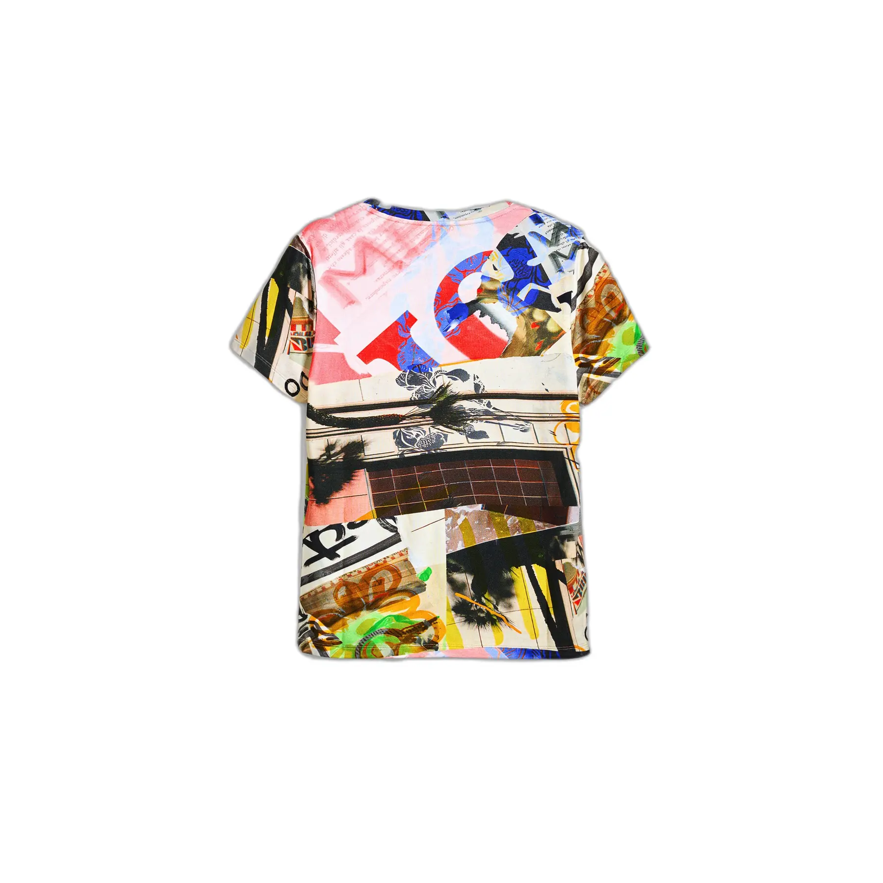 T-shirts Desigual multicolor femme en promo