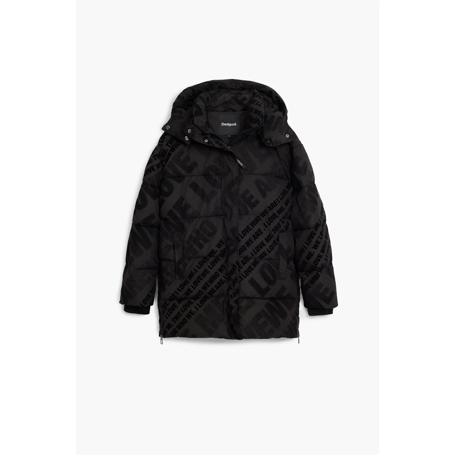 Piumino con cappuccio da donna Desigual Cadera Flock