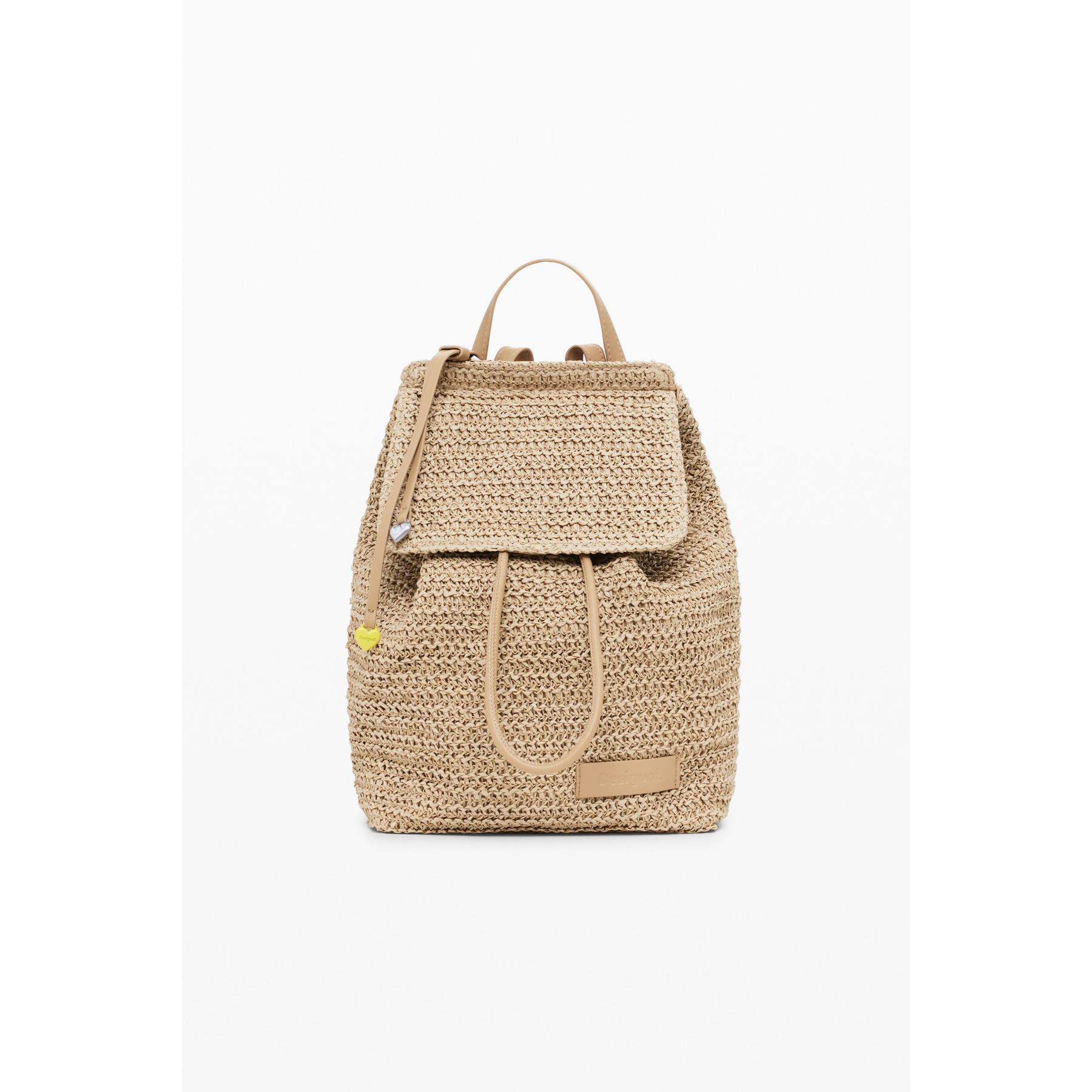 8445110770856 - Rucksack aus Rafia für Damen Half Logo Luena