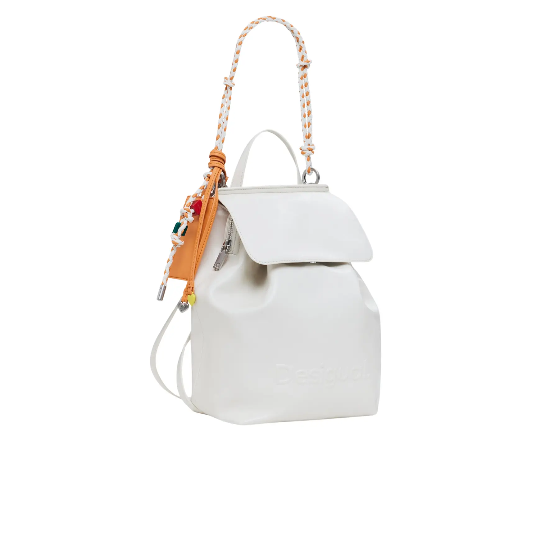 Desigual Damen Blanc Rucksack Half Logo Luena
