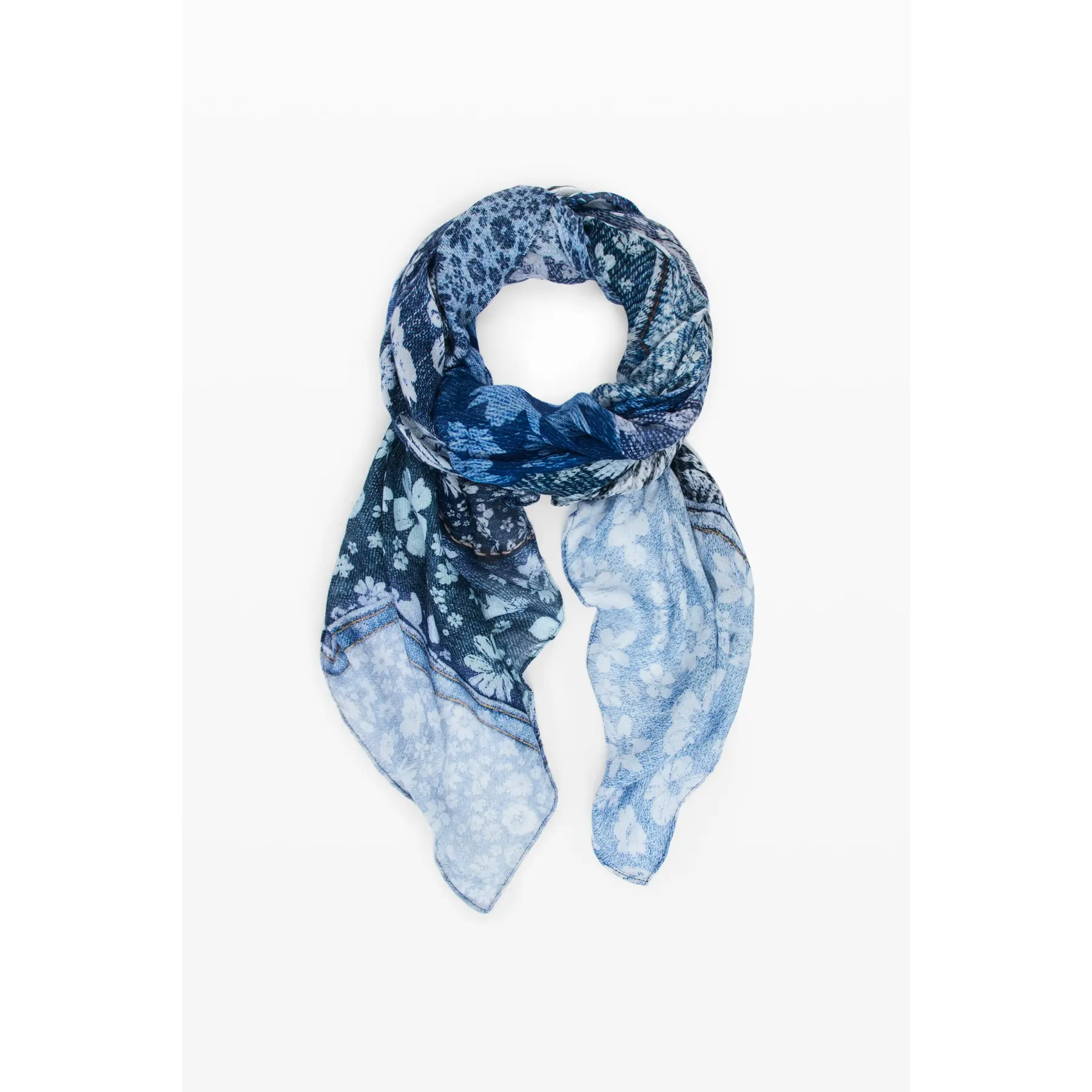 Desigual Donna Bleu Foulard Da Maggi