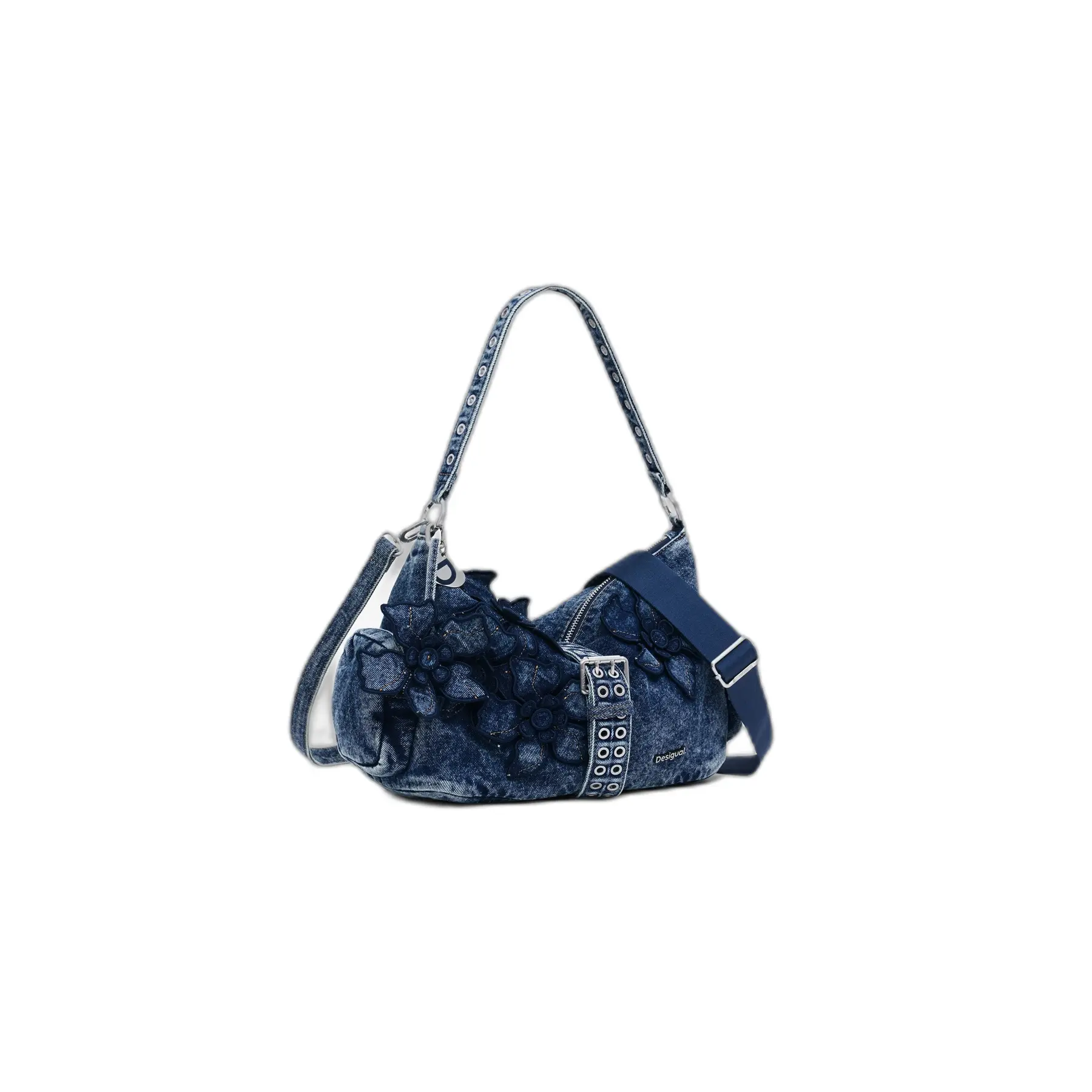 Desigual Donna Bleu Borsa Da In Denim Curio Banana