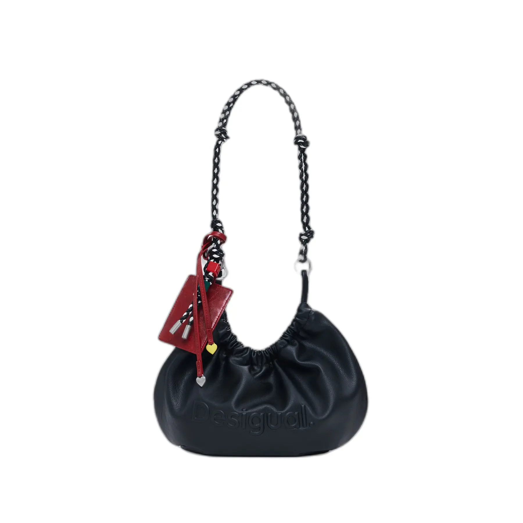 Desigual Donna Noir Borsa A Tracolla Da Half Logo Waverly