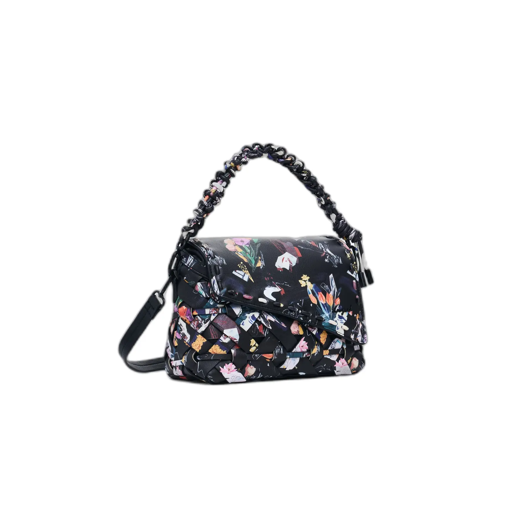 Desigual Damen Multicolore Schultertasche Osmio Phuket Mini Soft