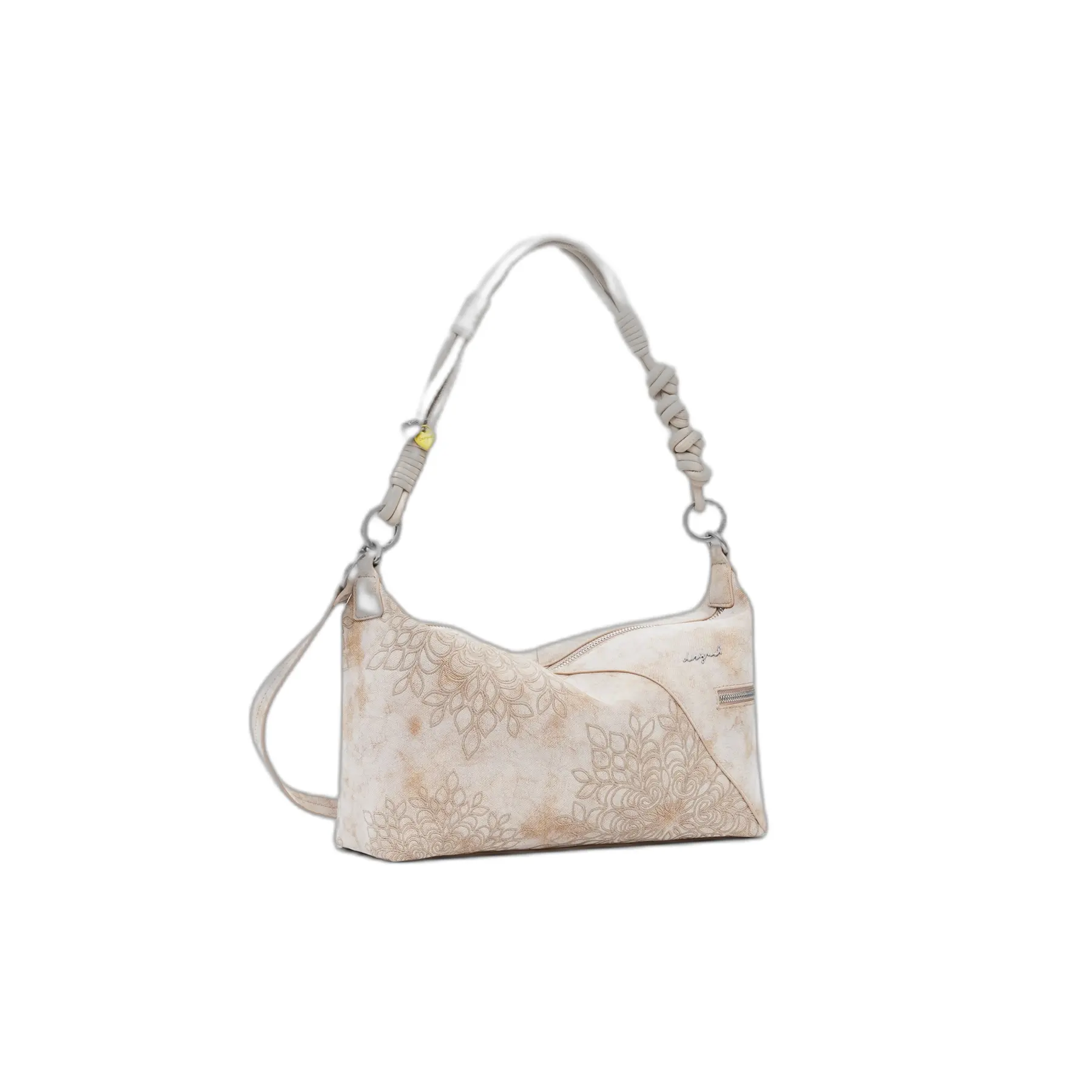 Desigual Donna Beige Borsa A Tracolla Da Sierra Huntington