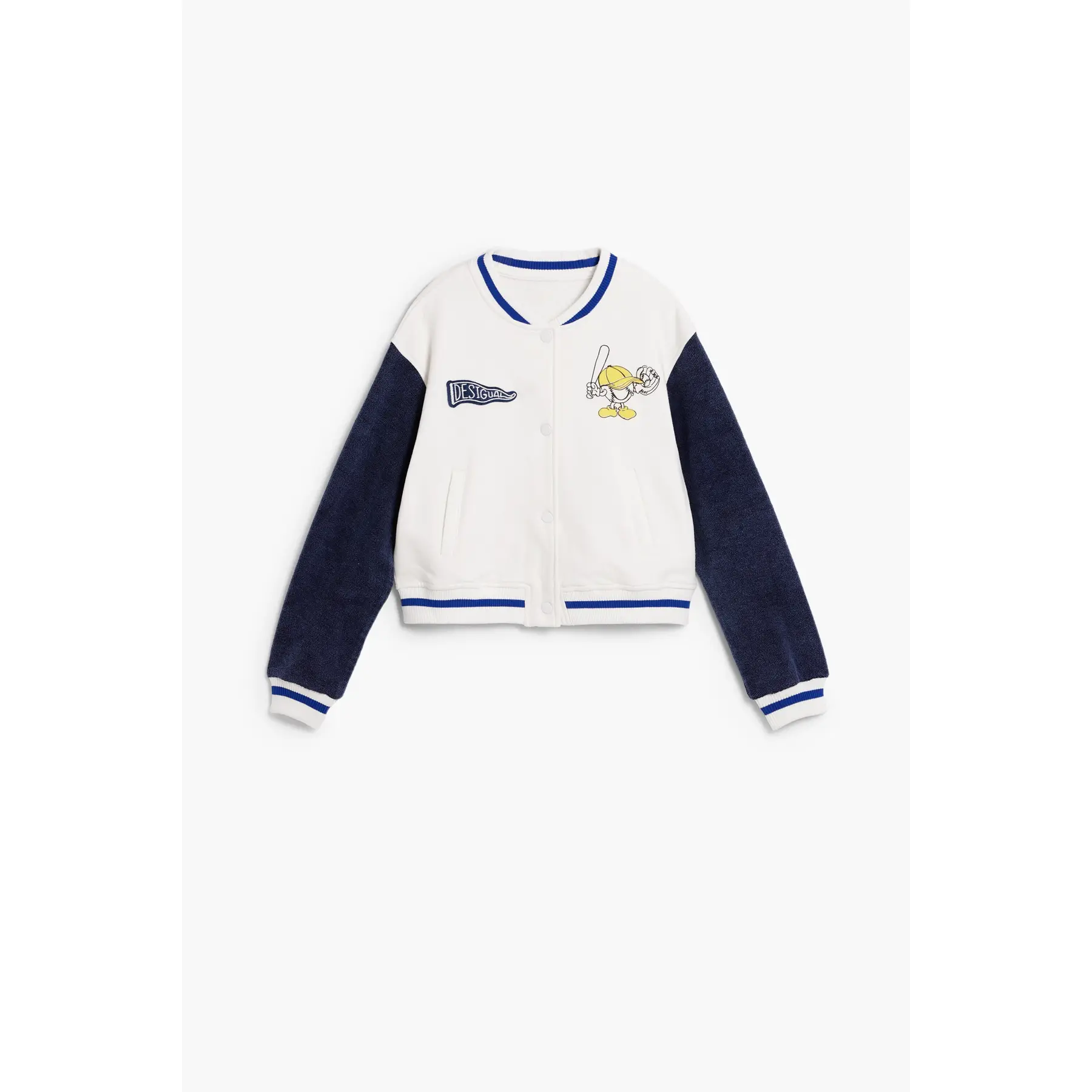 Desigual Blanc Blouson Enfant Base