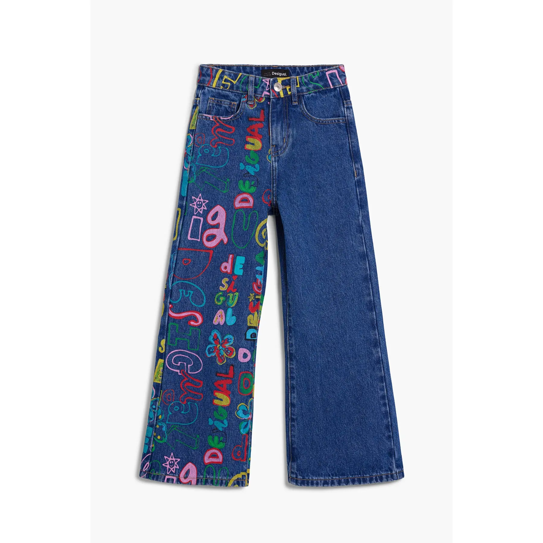 Desigual Mädchen Bleu -Jeans Happy