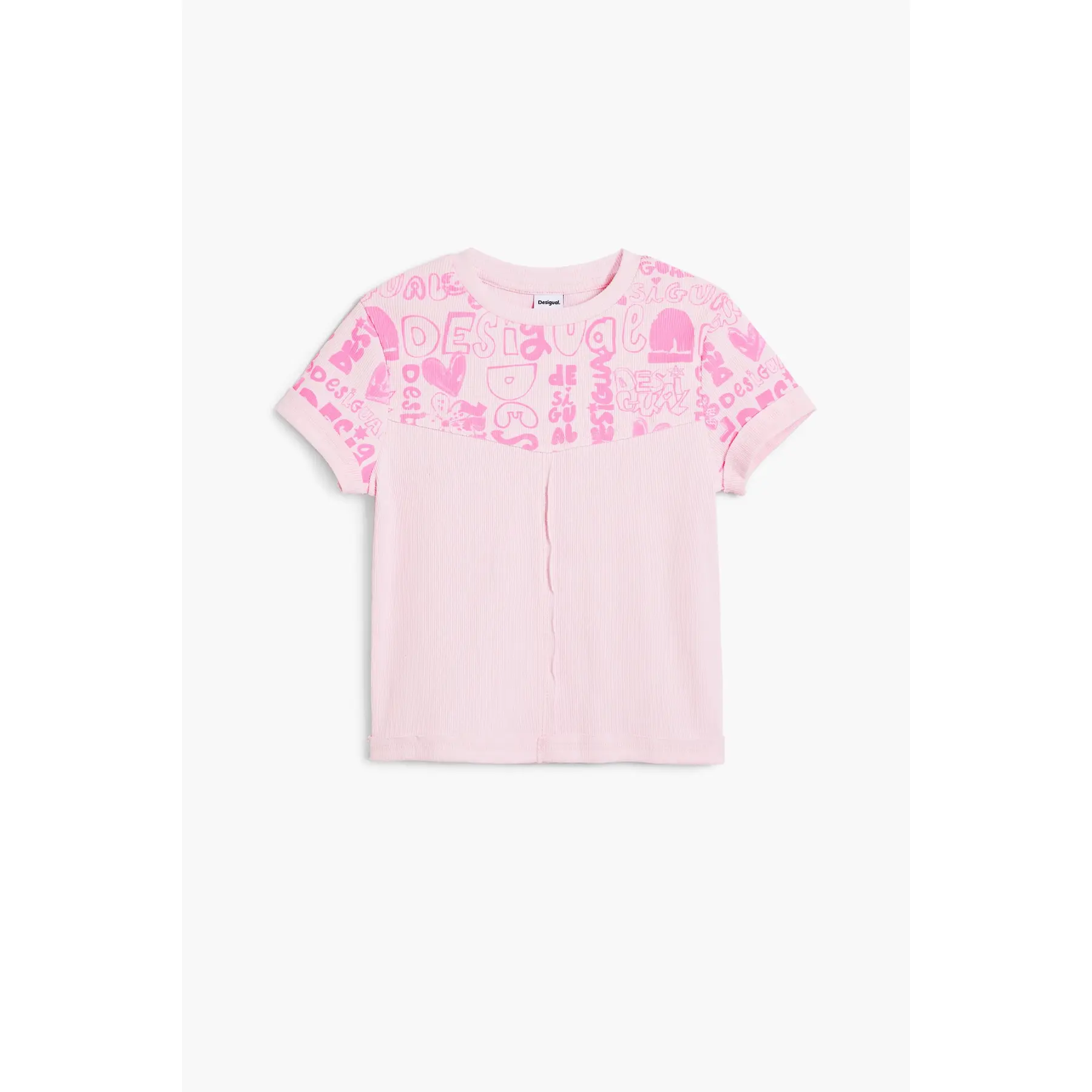Desigual Mädchen Rose T-Shirt Bruna