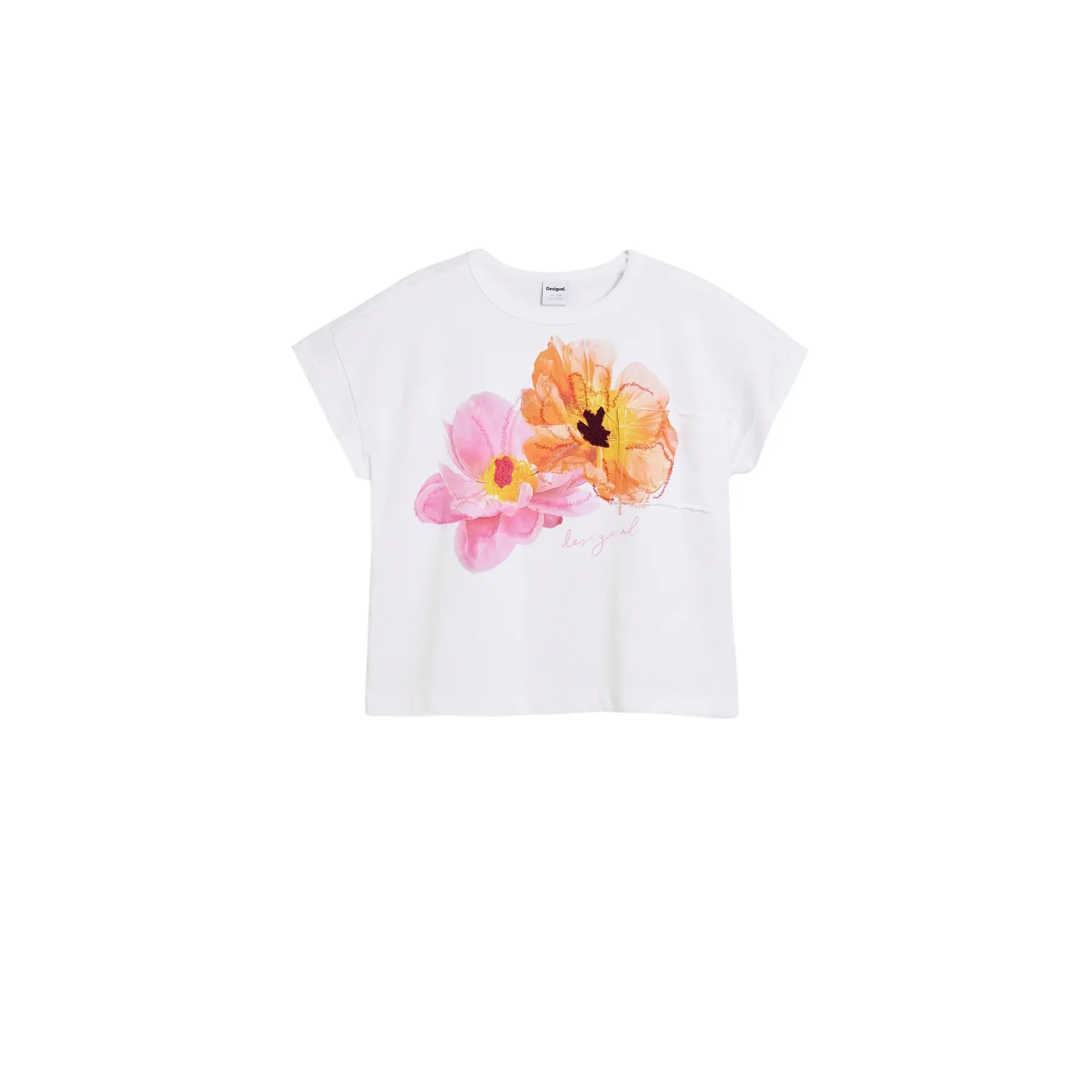 Desigual Girls Blanc 'S T-Shirt Dafne
