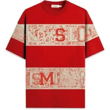 Desigual Herren Rouge T-Shirt Block