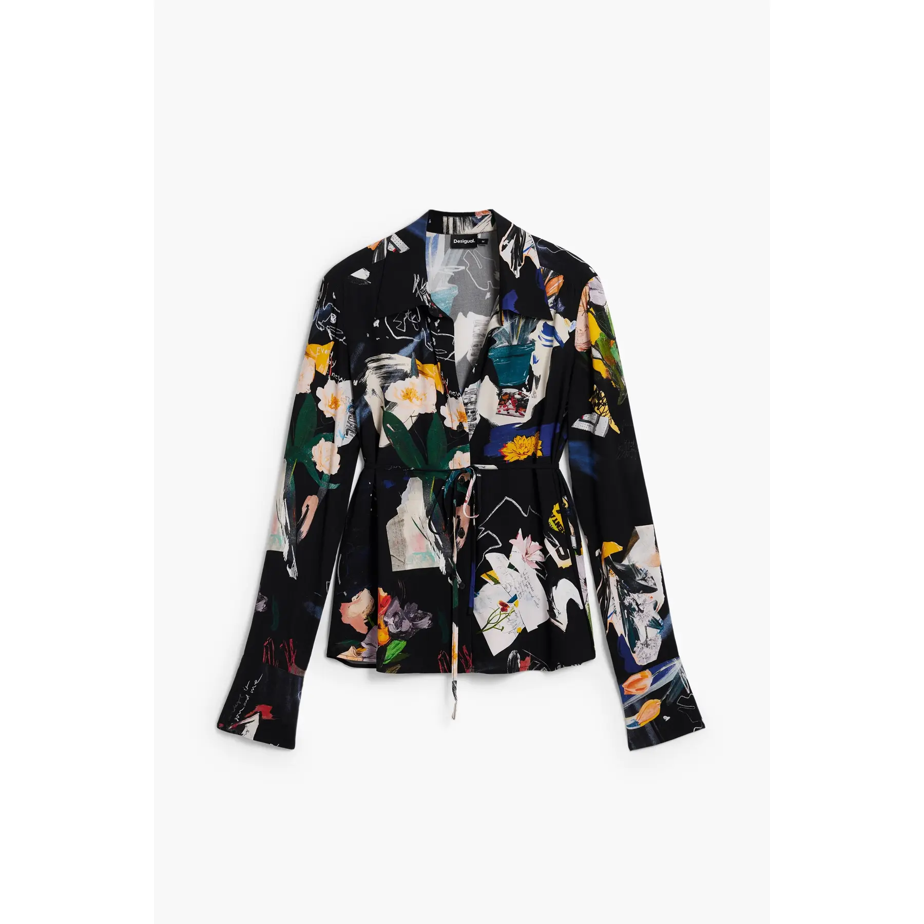 Desigual Donna Multicolore Camicia Da A Maniche Lunghe Fereo