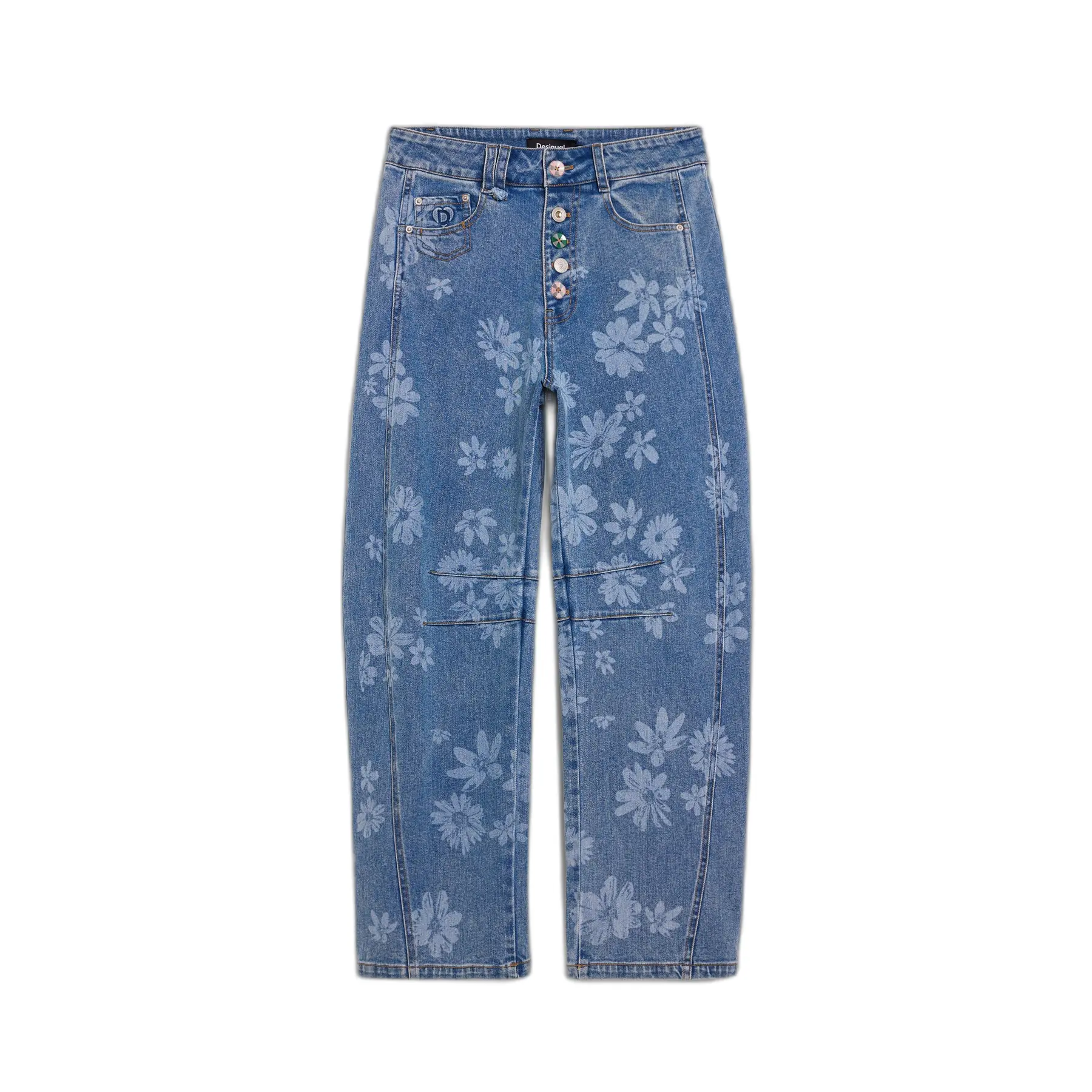 Desigual Damen Bleu Jeans Maggi