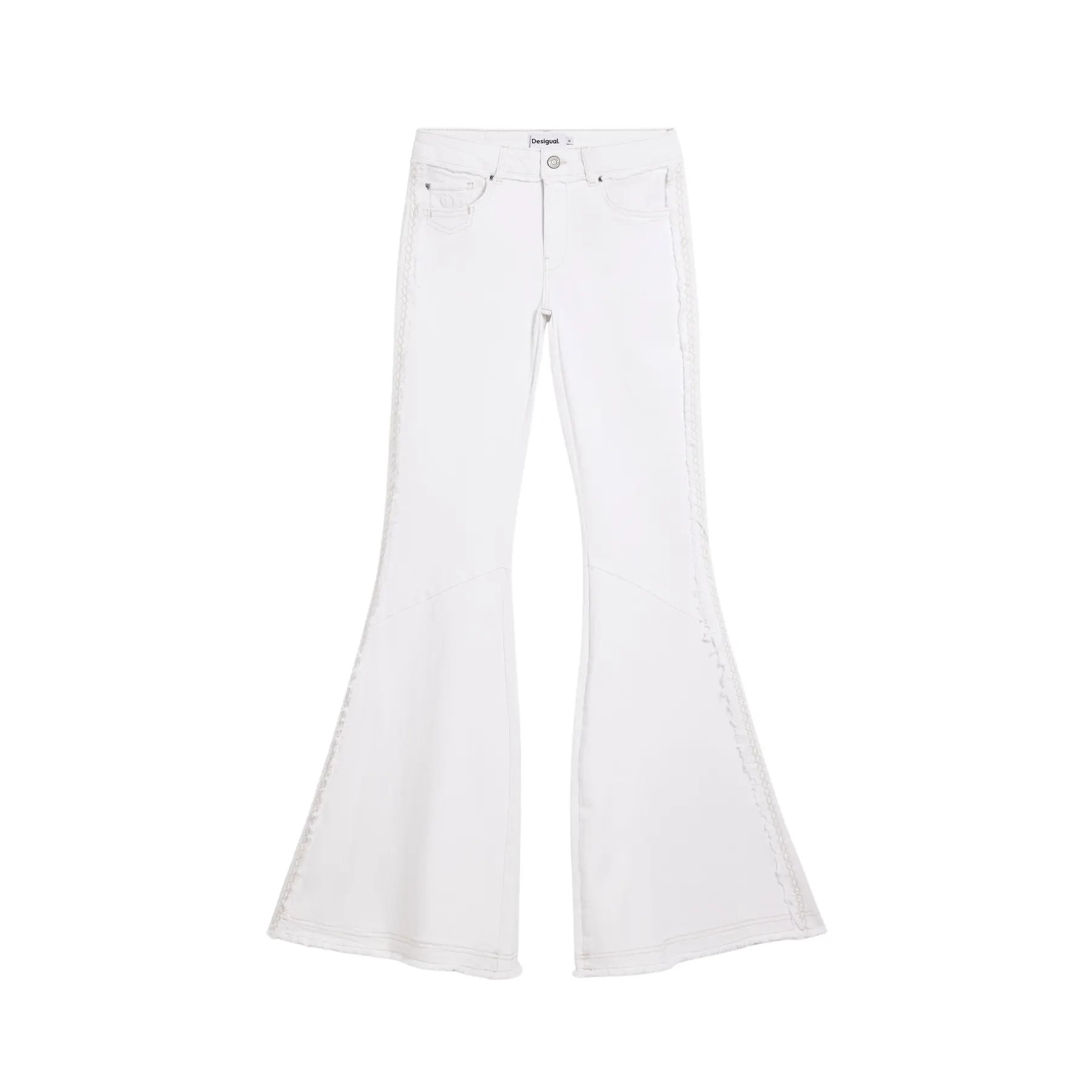 Desigual Donna Blanc Jeans Da Fairon