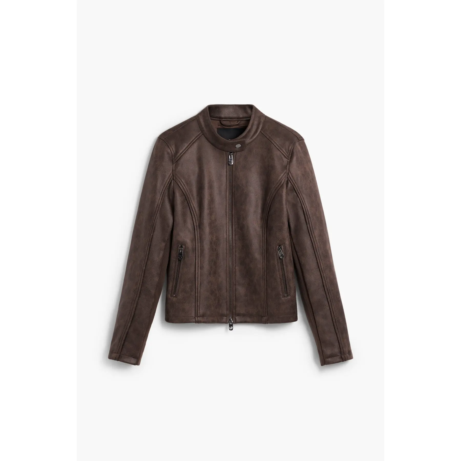 Giacca di pelle da donna  Sand