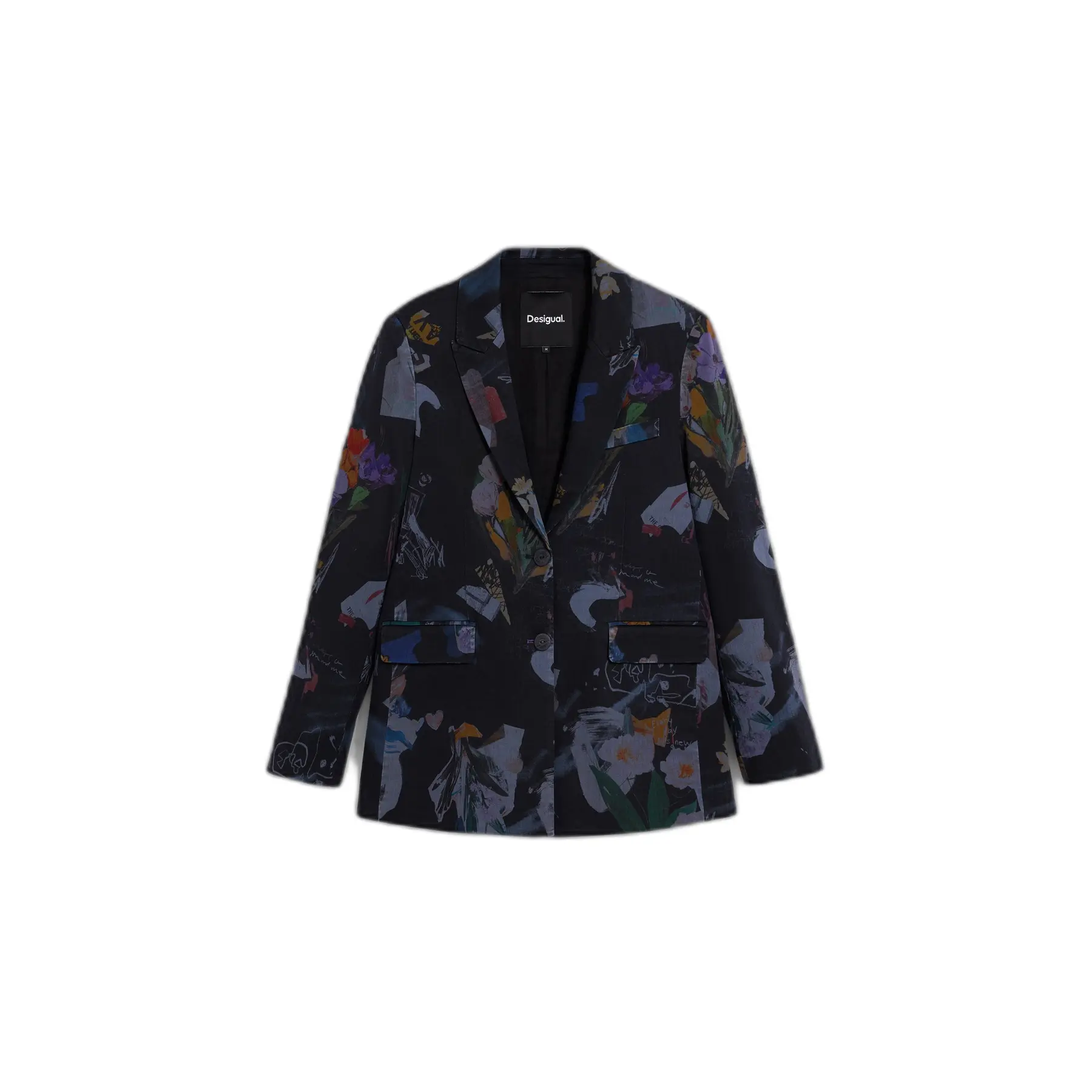Desigual Donna Noir Blazer Da Lucson